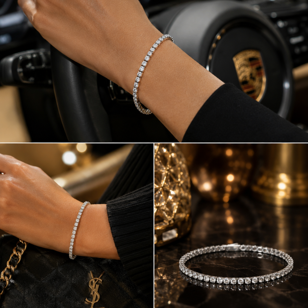 925 Moissanite Tennis Bracelet