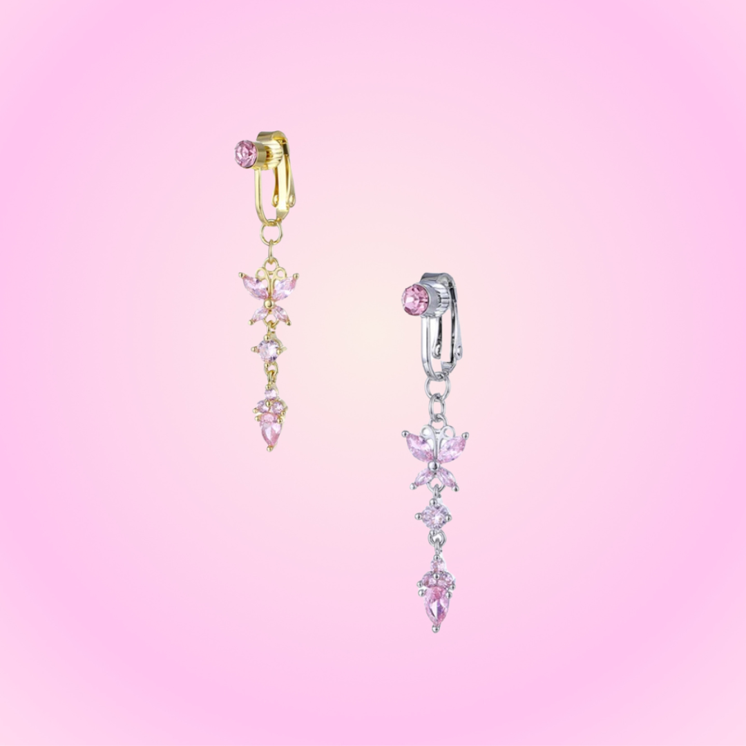 Faux Piercing Nombril Papillon
