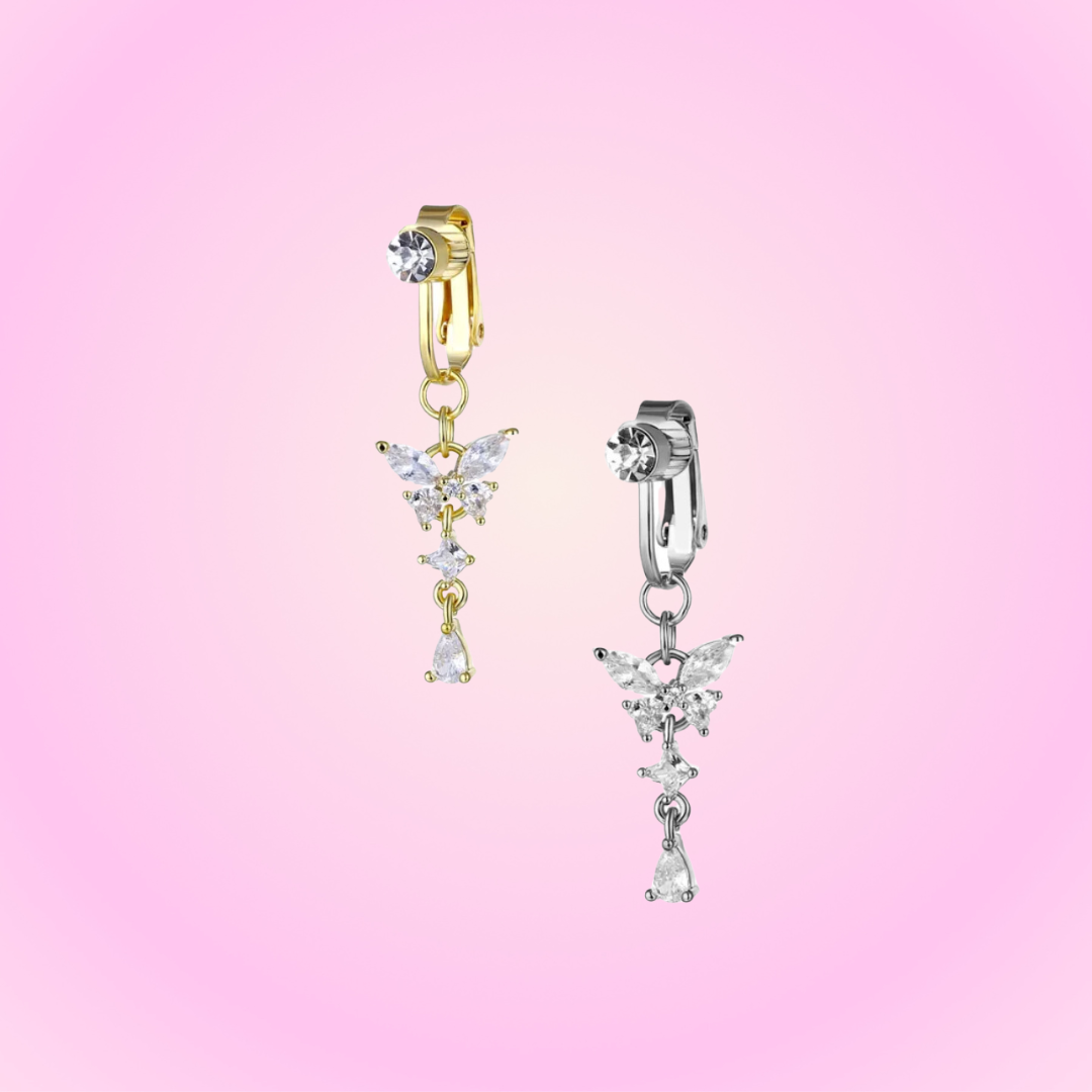 Faux Piercing Nombril Papillon