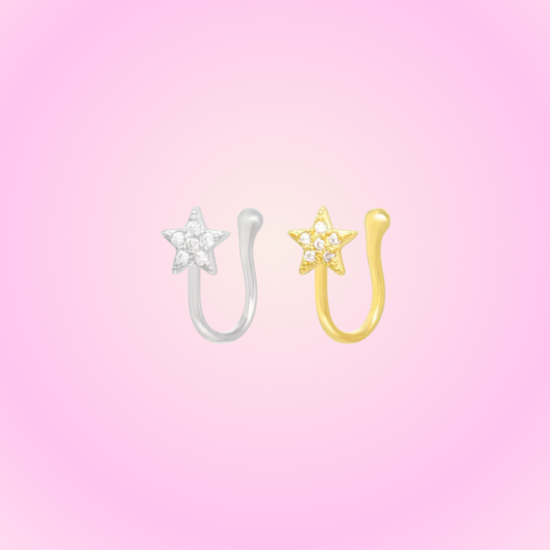 Faux Piercing Nez Papillon