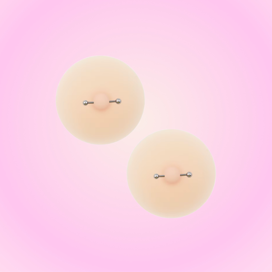 Fake Boobie Piercing Cover