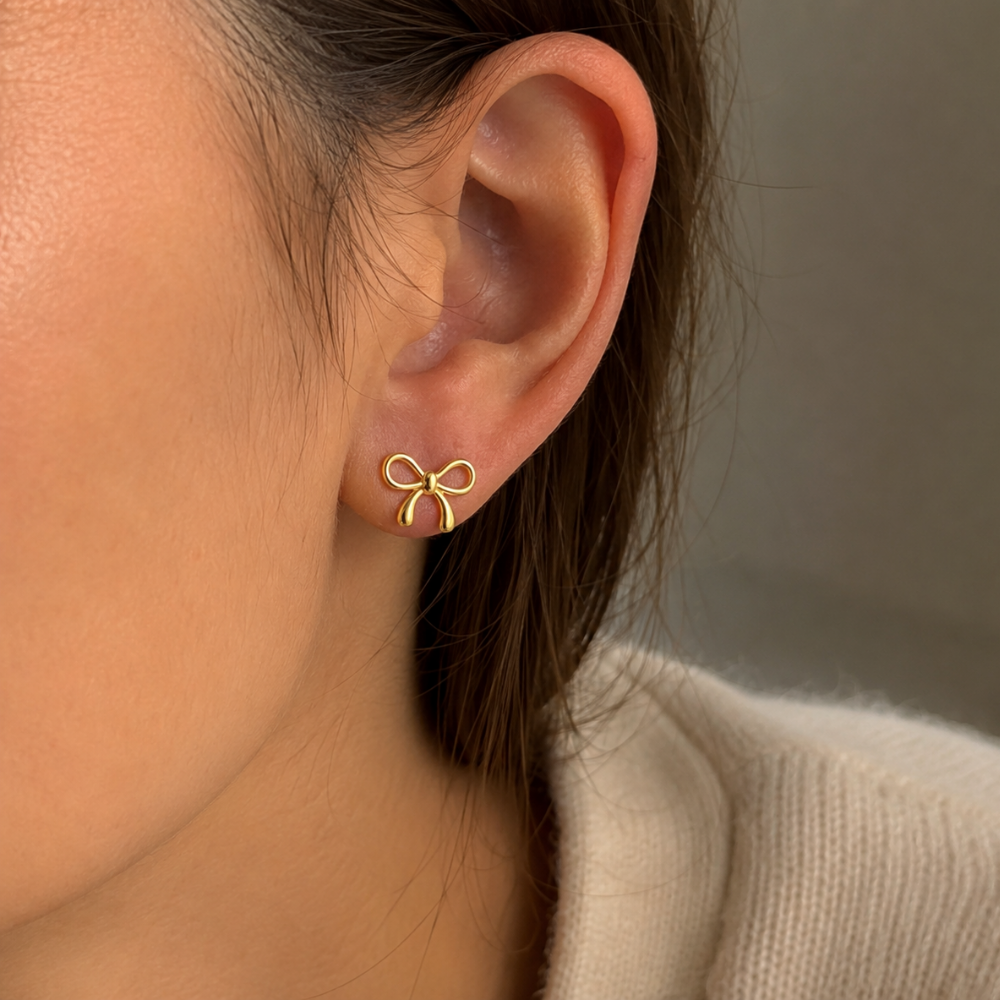 Soft Bow Earrings
