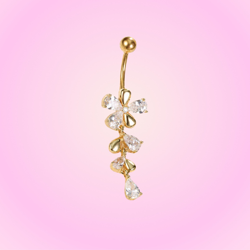 Belly Piercing July Flora