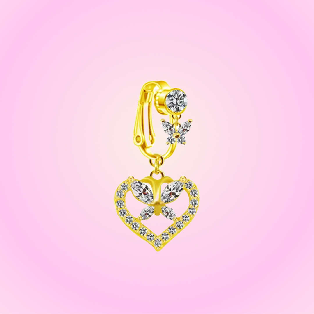 Faux Piercing Nombril Papillon