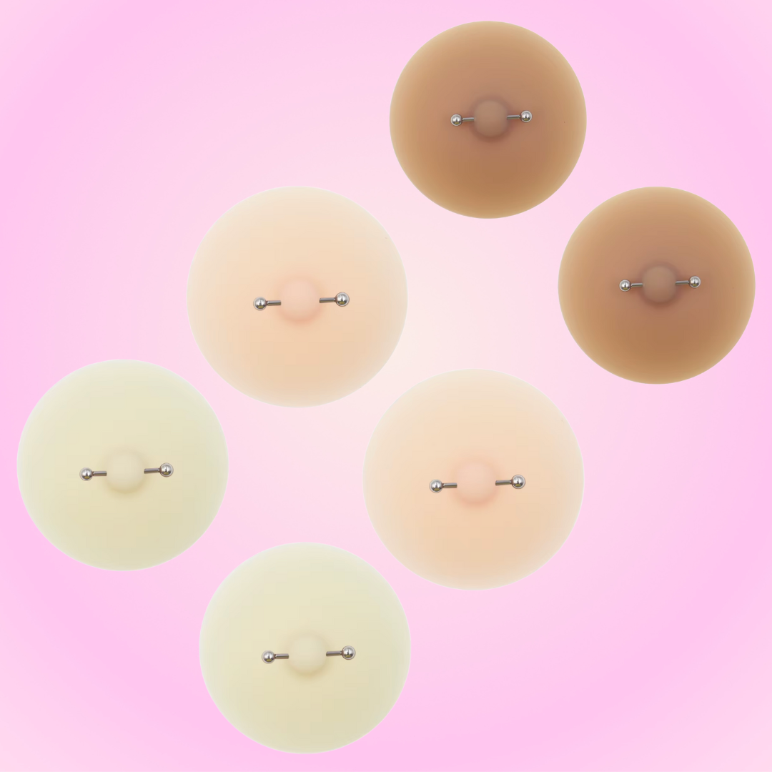 Fake Boobie Piercing Cover