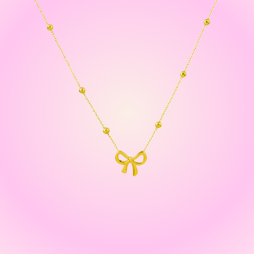 Soft Bow Necklace