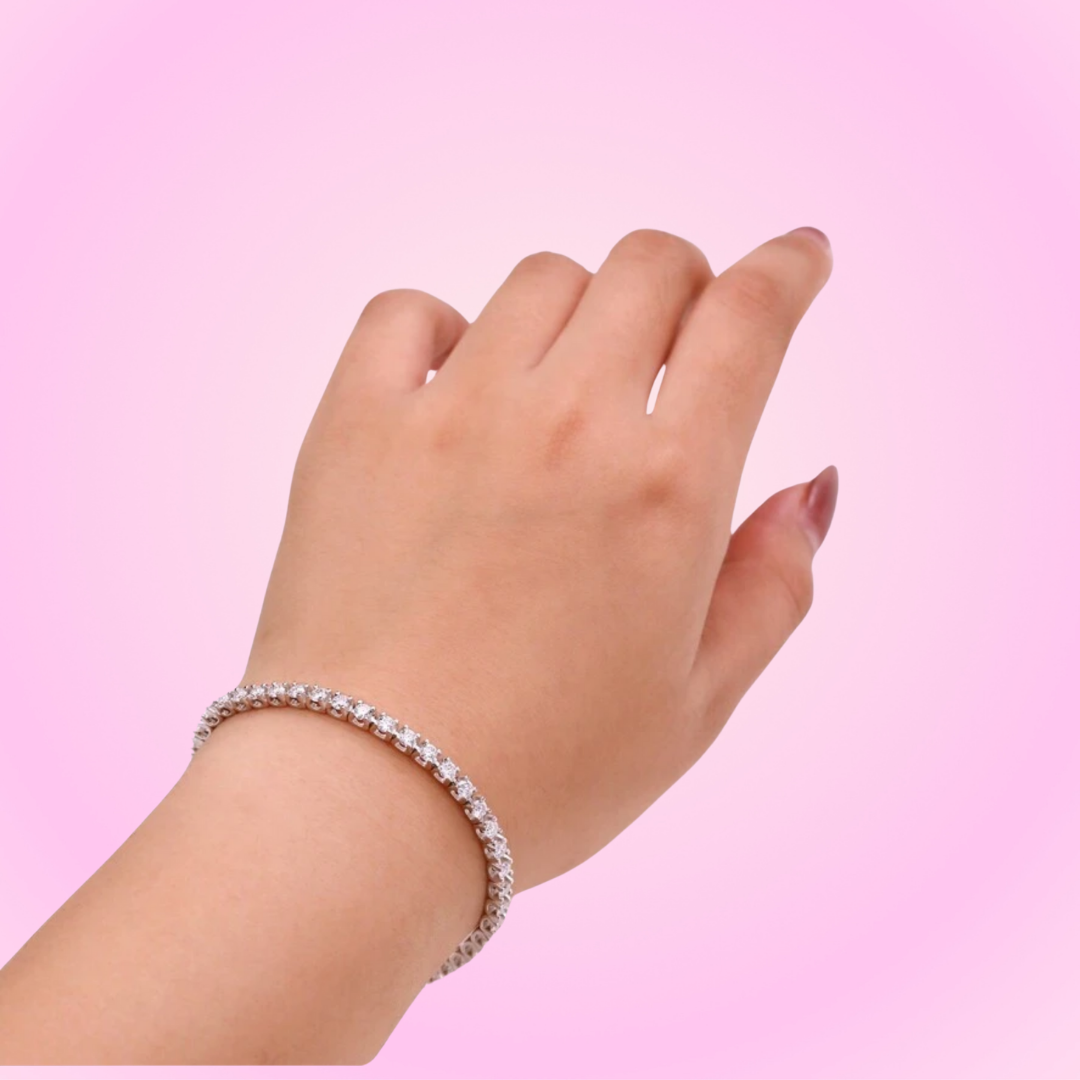 925 Moissanite Tennis Bracelet