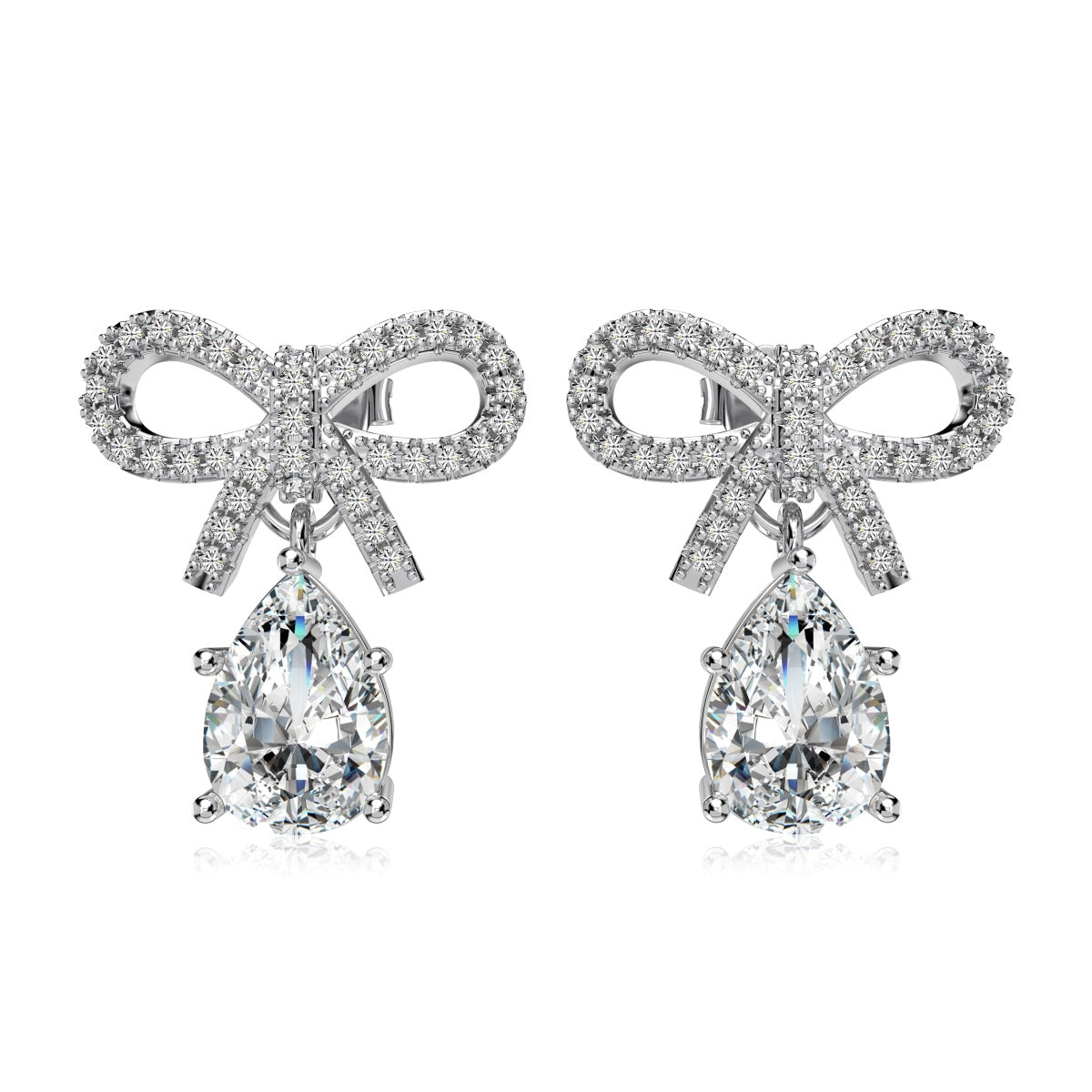 Privé Luxe Bow Earrings