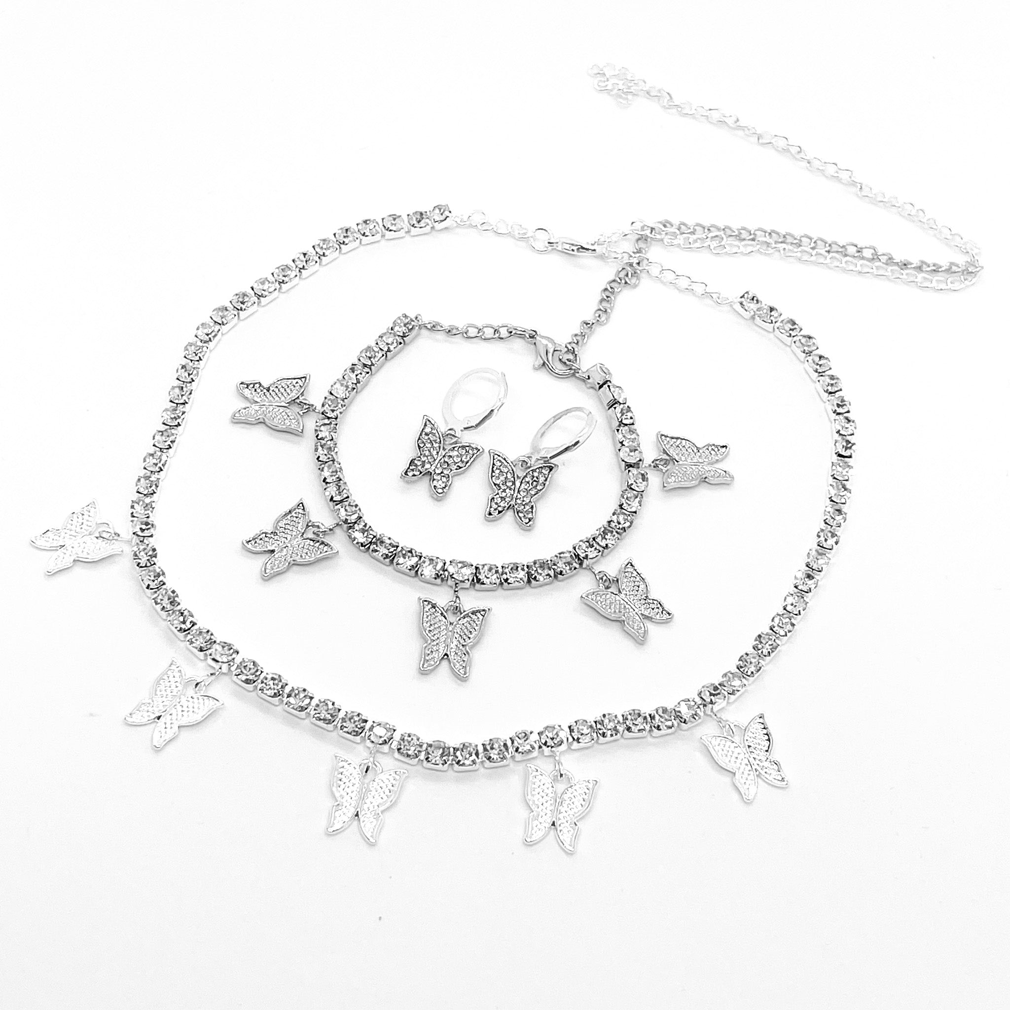Butterfly Iced Out Set