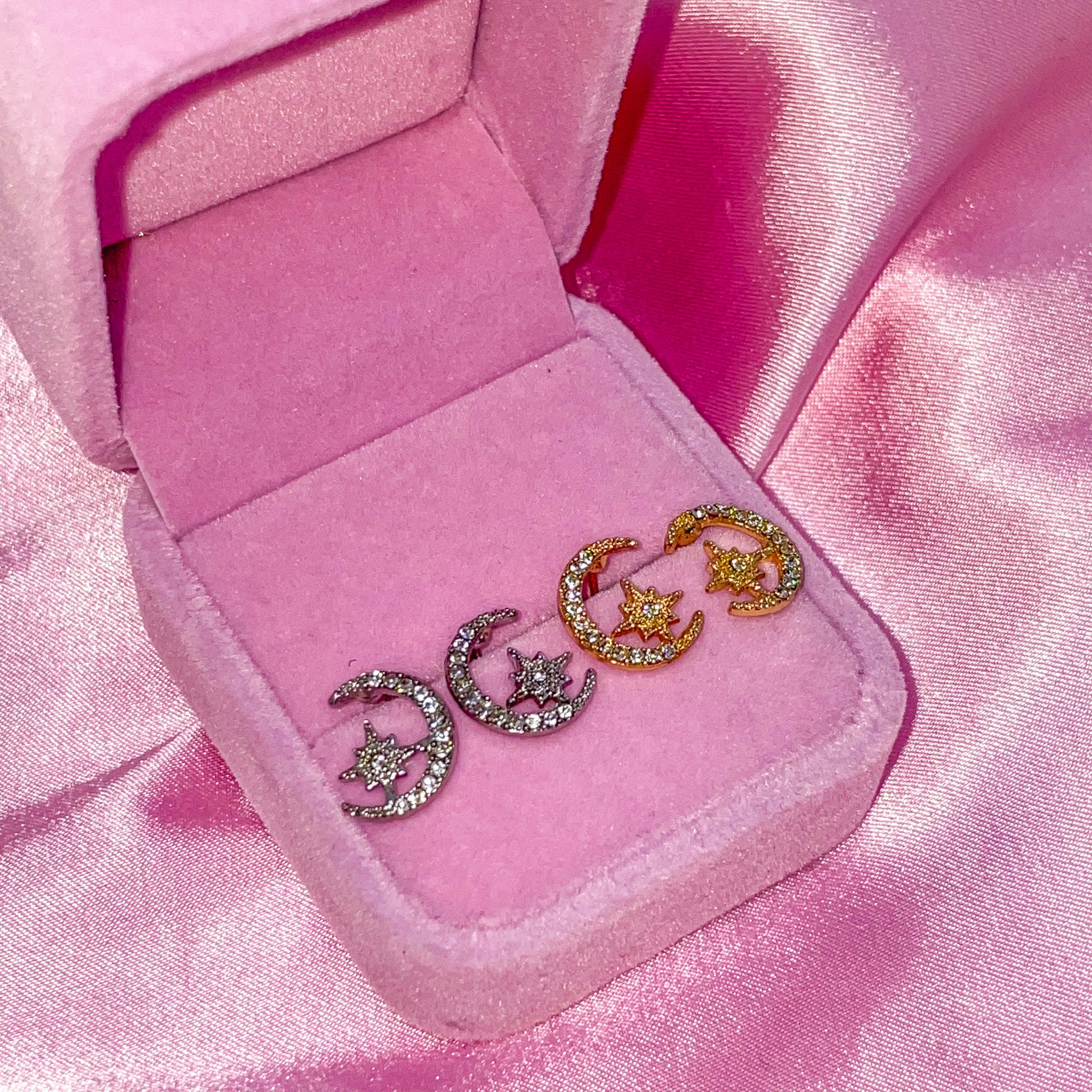 Icy Midnight Earrings