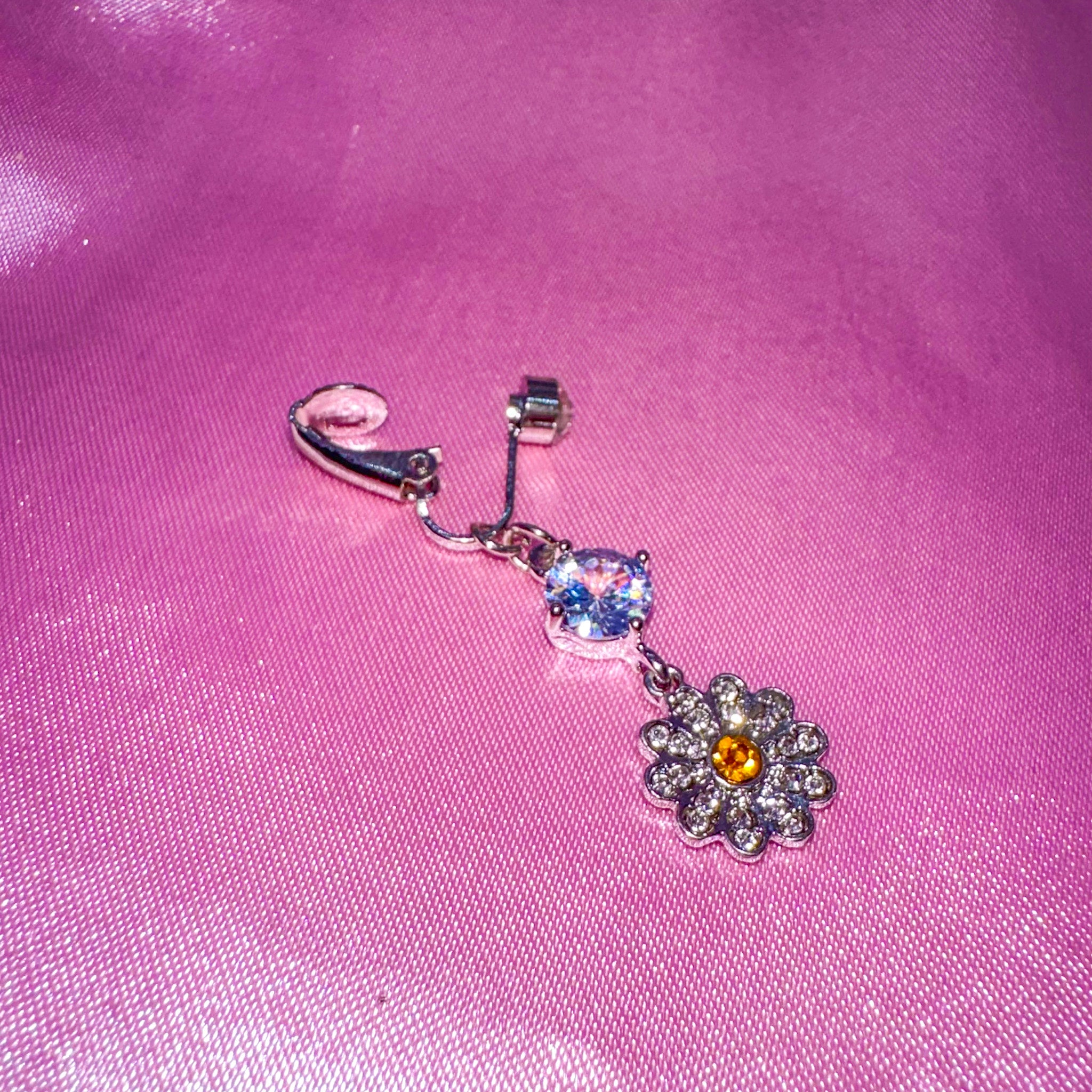 Faux Piercing Nombril Papillon