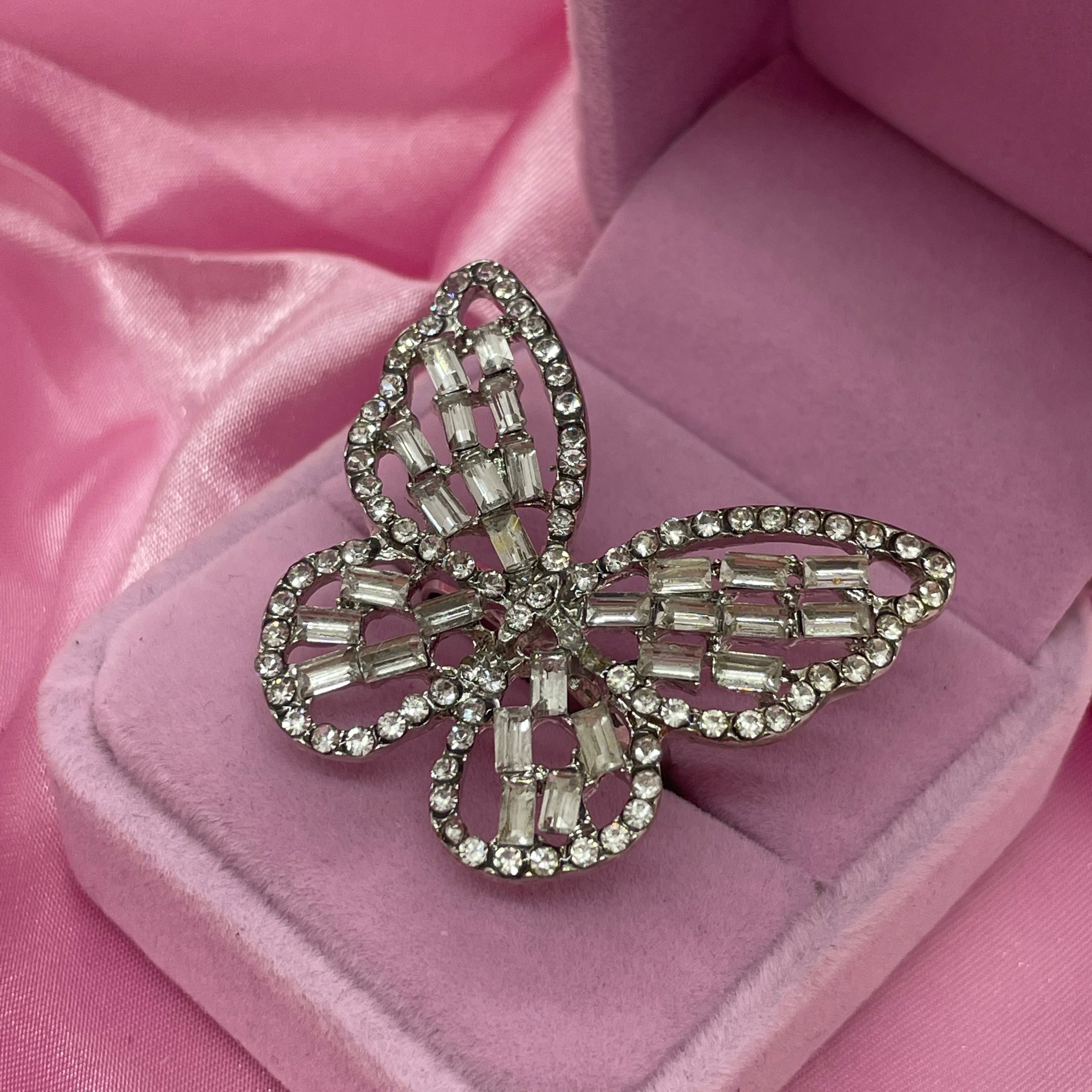 Butterfly Iced Out Ring