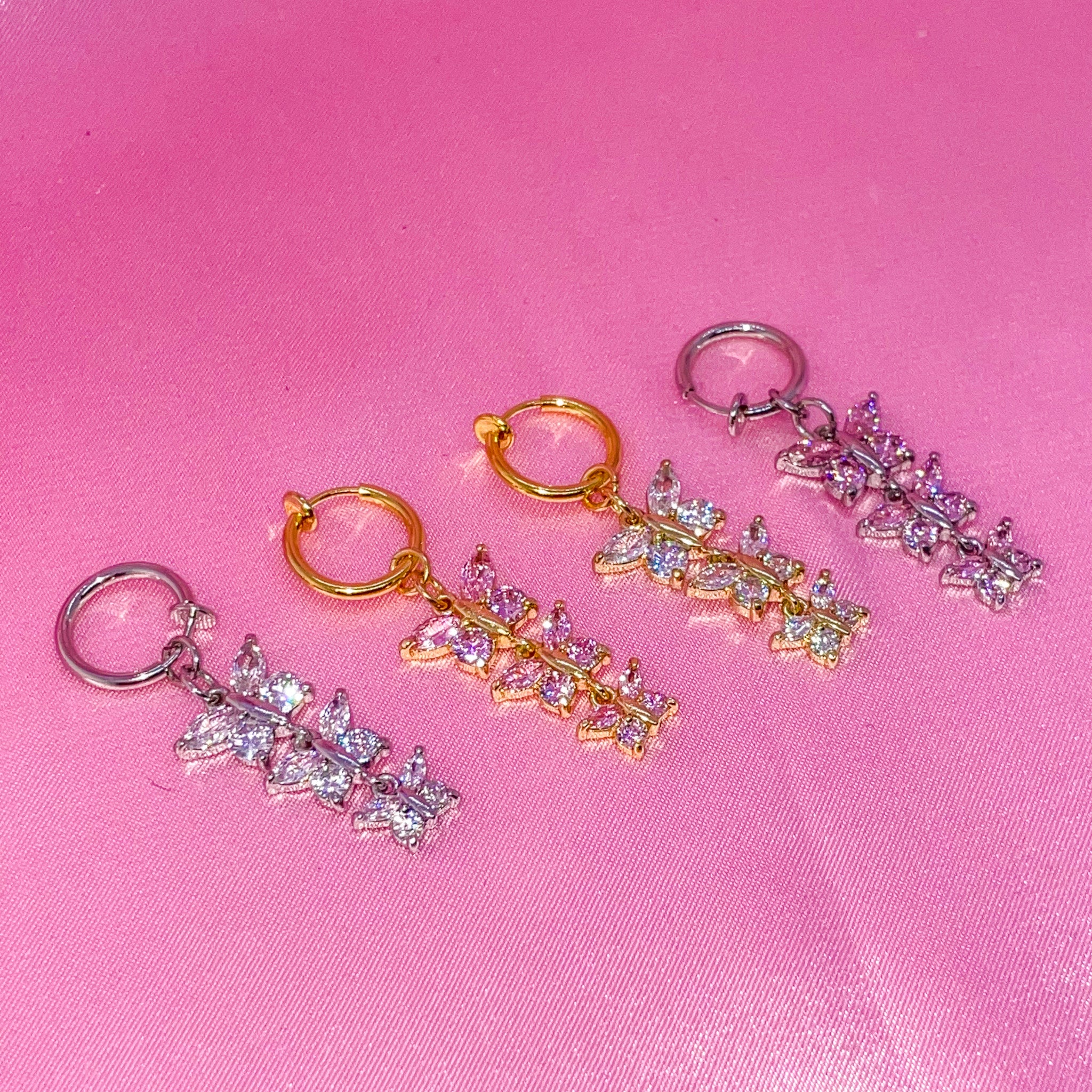 Fake Belly Piercing Butterfly