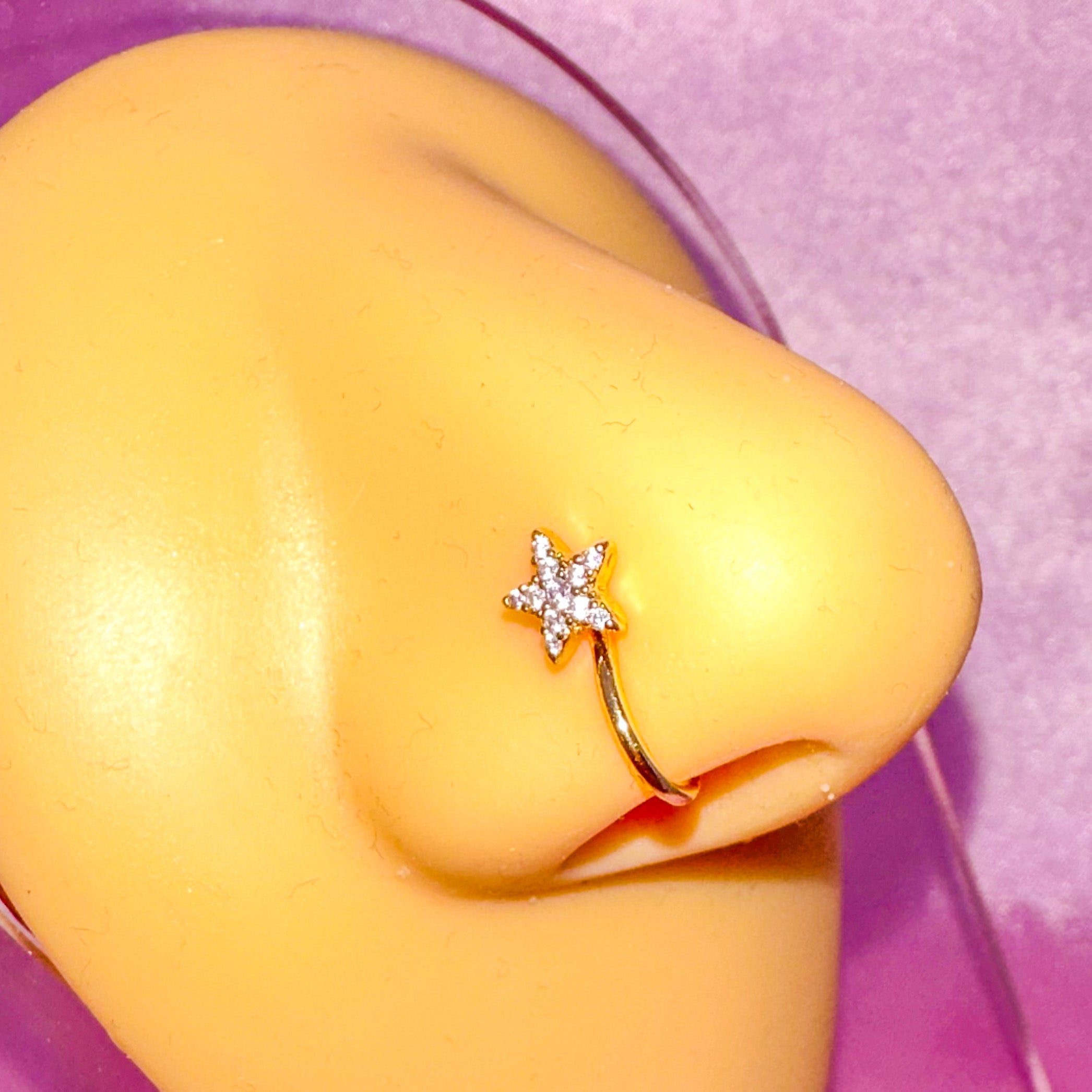 Faux Piercing Nez Papillon