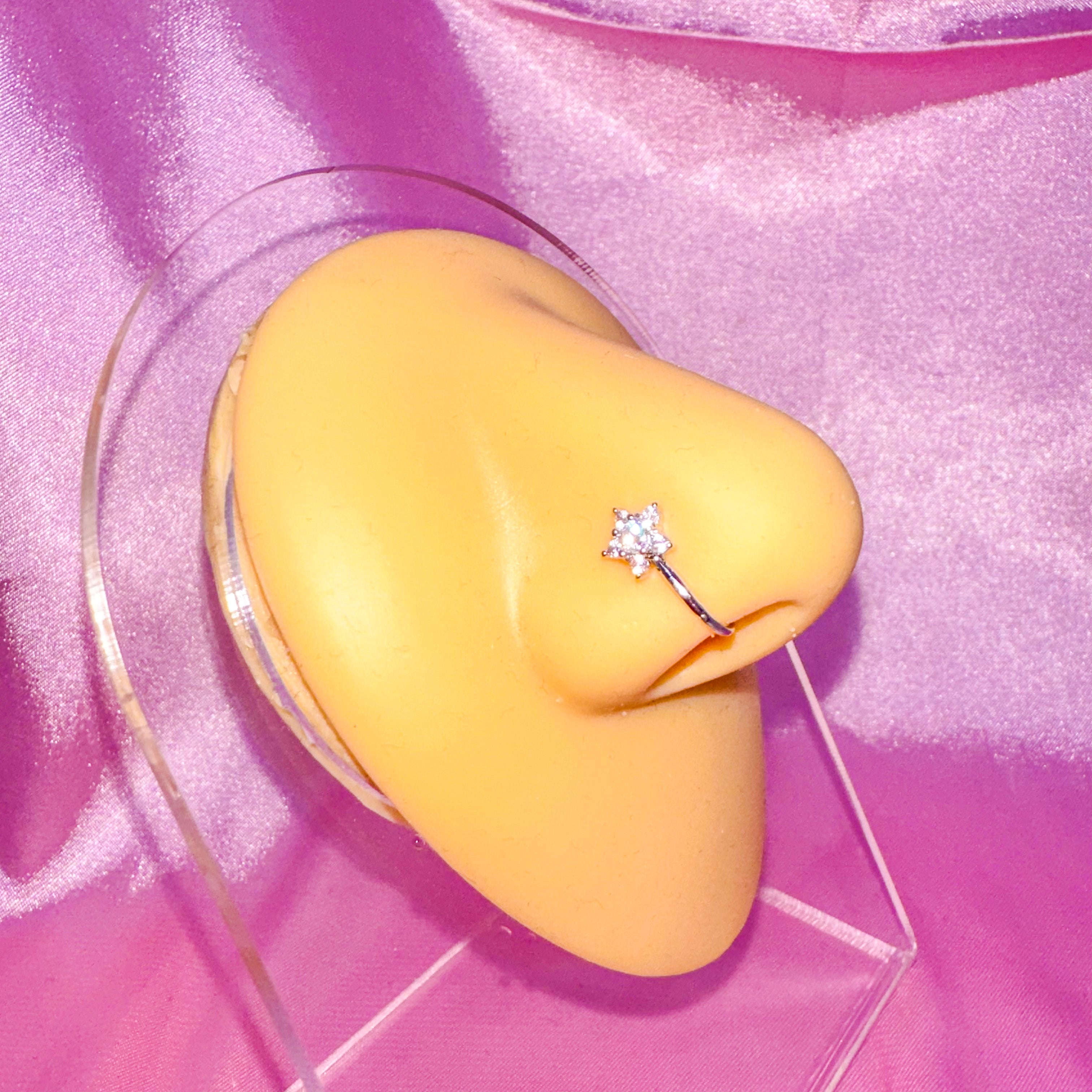 Faux Piercing Nez Papillon