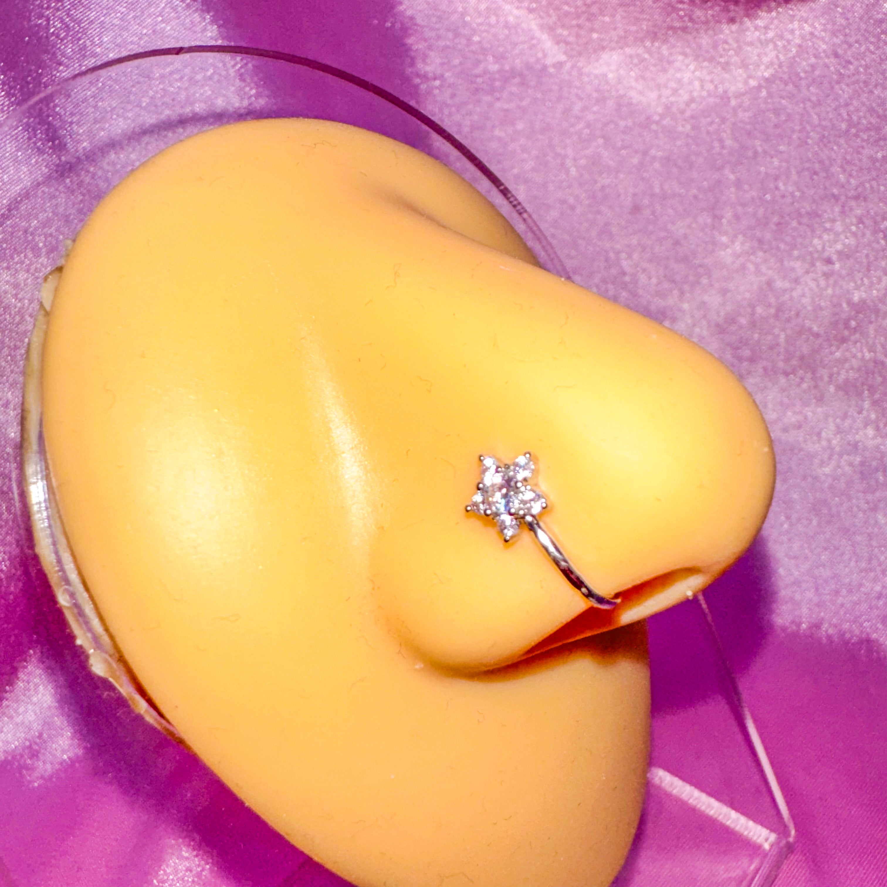 Faux Piercing Nez Papillon