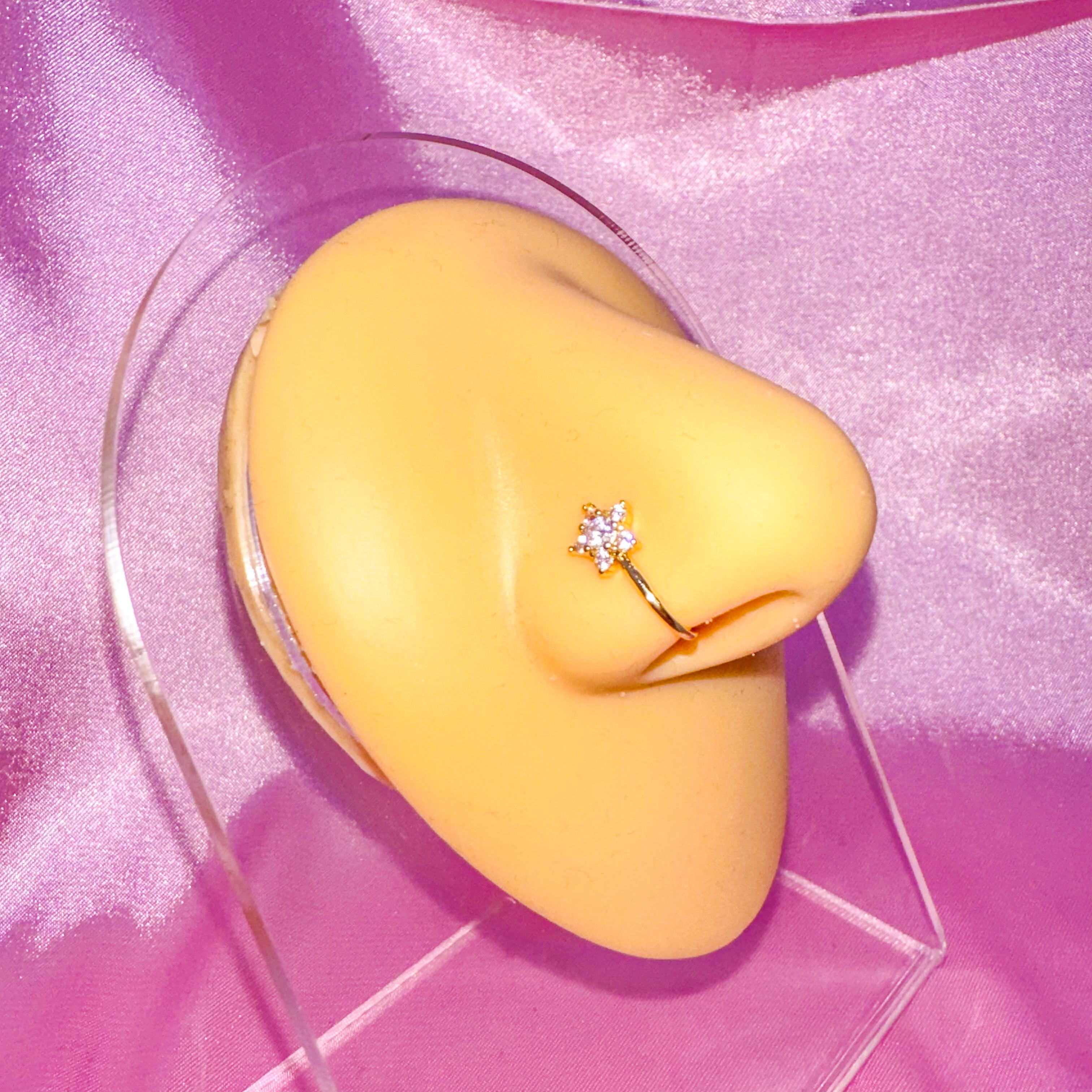 Faux Piercing Nez Papillon