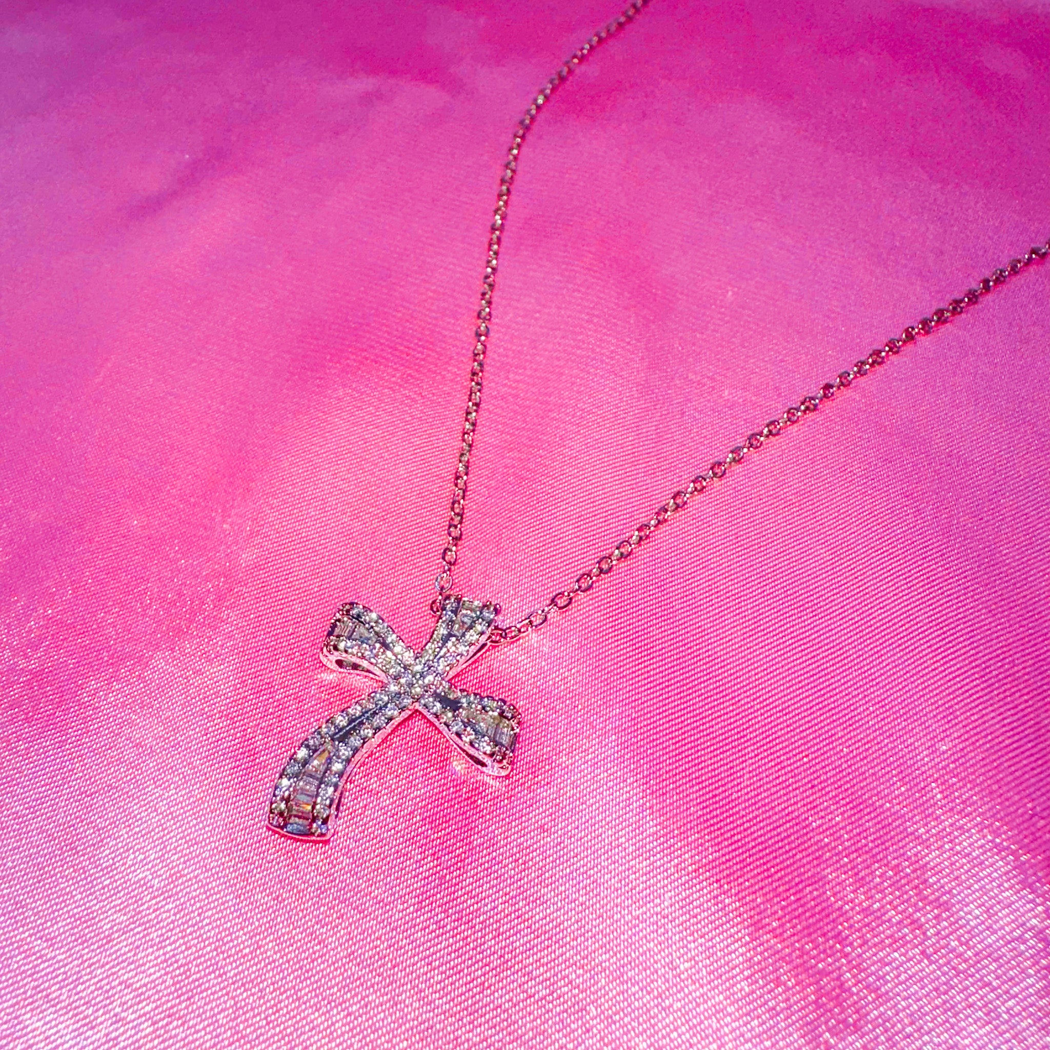 925 Oasis Cross Necklace