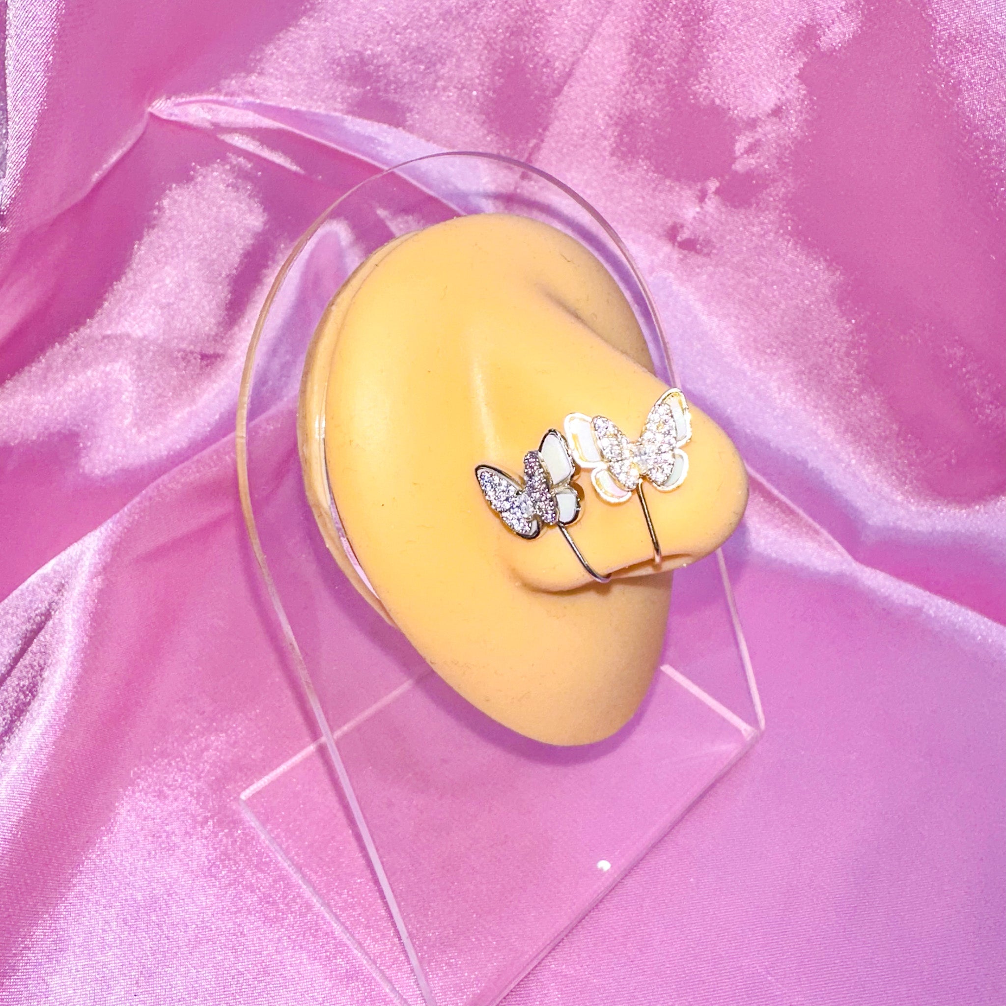 Faux Piercing Nez Papillon