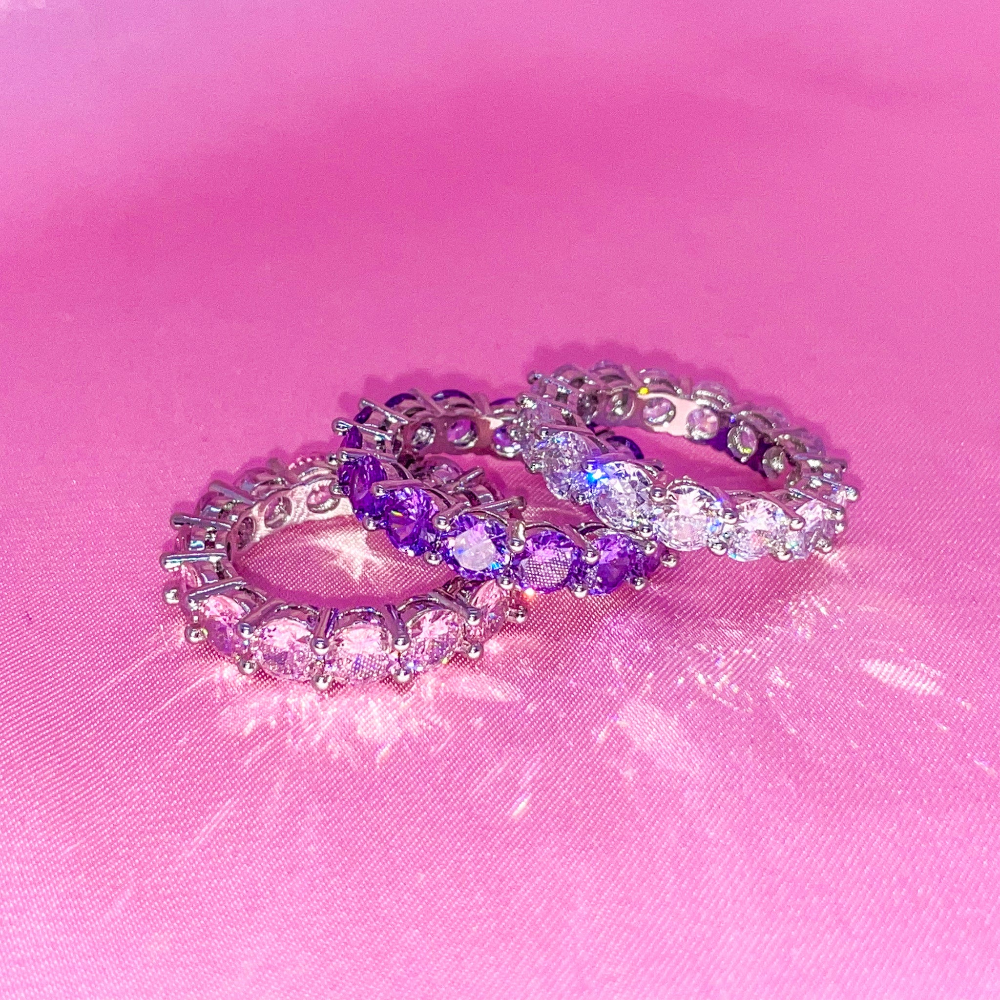 Lollipop Iced Out Ring