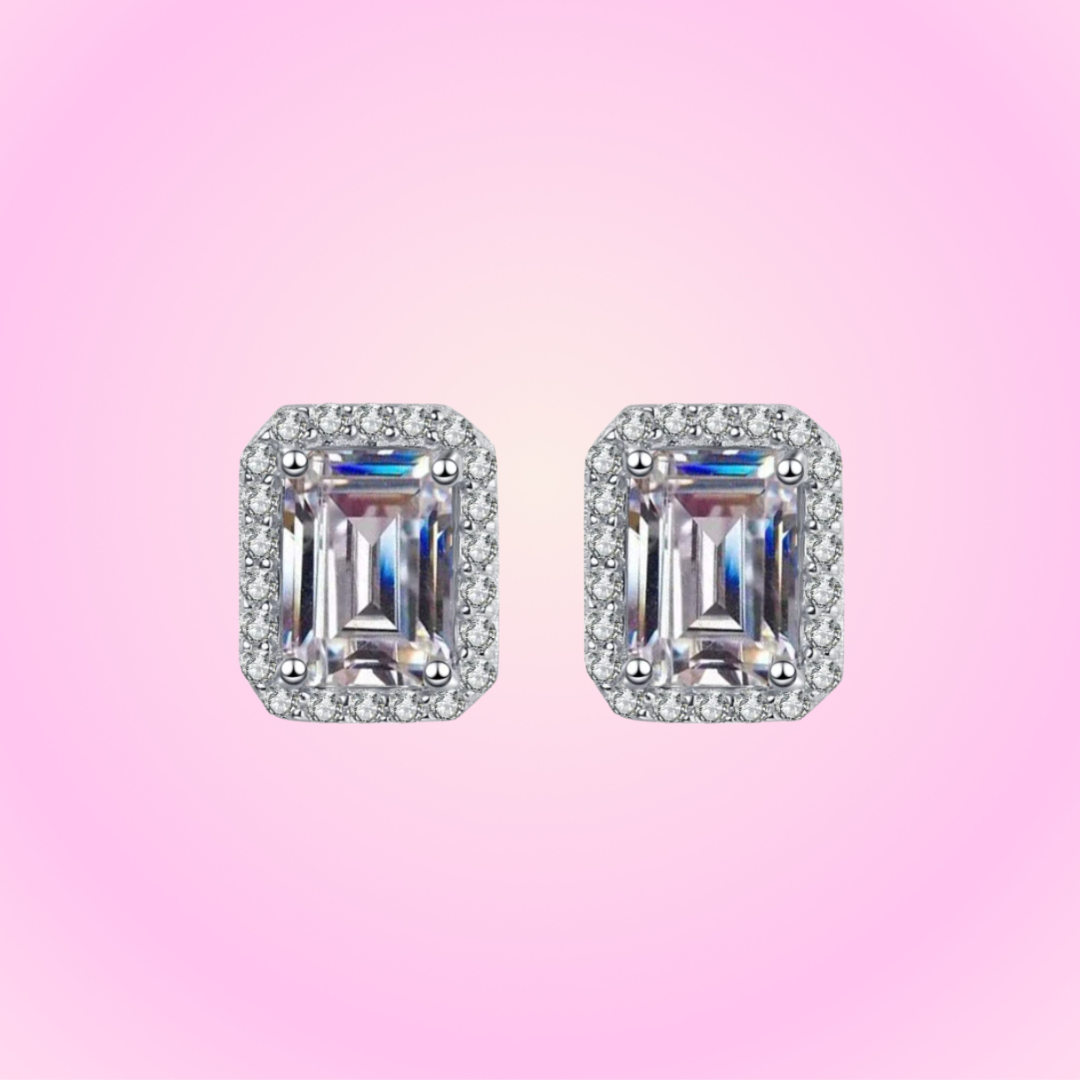 Boucles d'oreilles en diamant de luxe 925