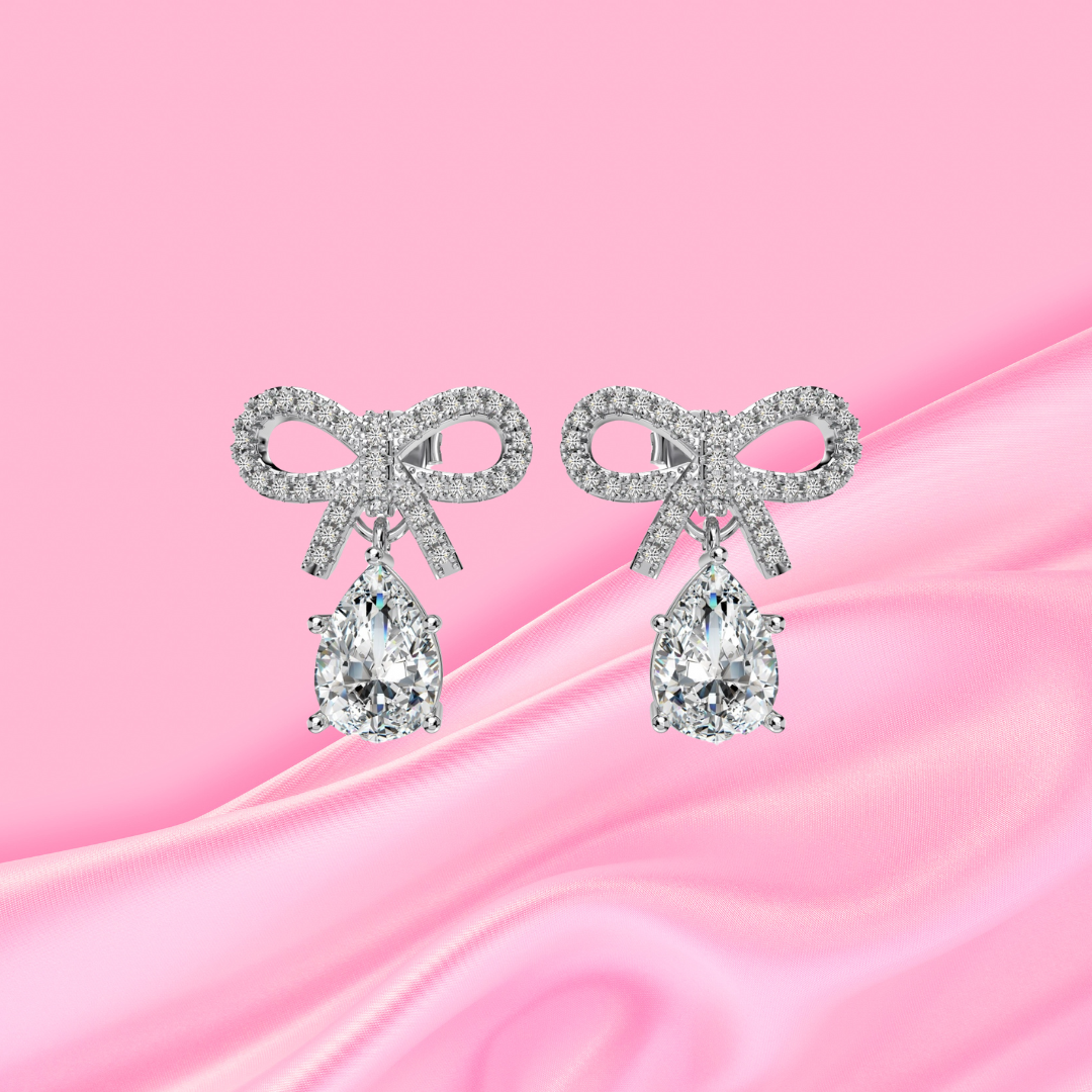 Privé Luxe Bow Earrings