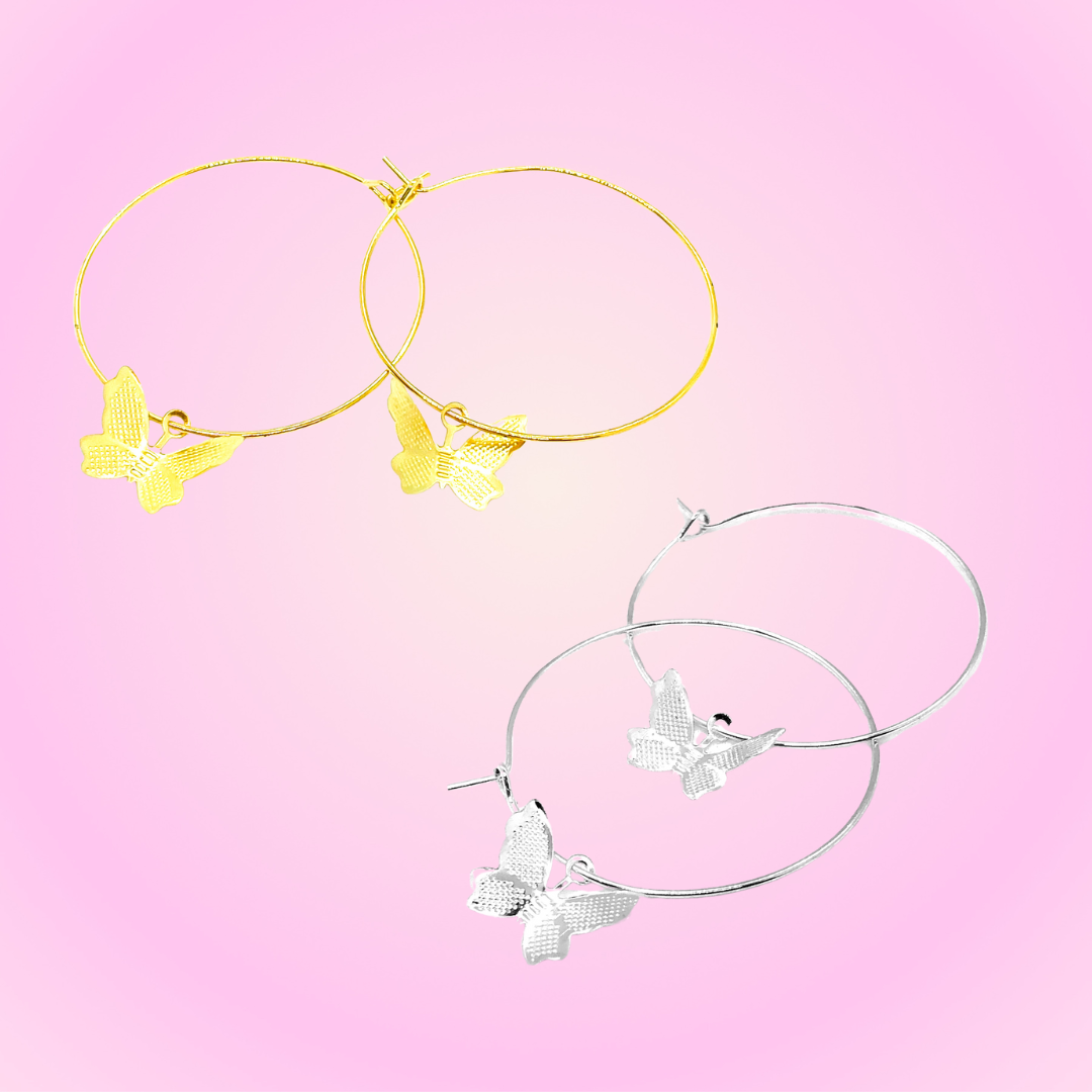 Boucles d'Oreilles Boucle Papillon