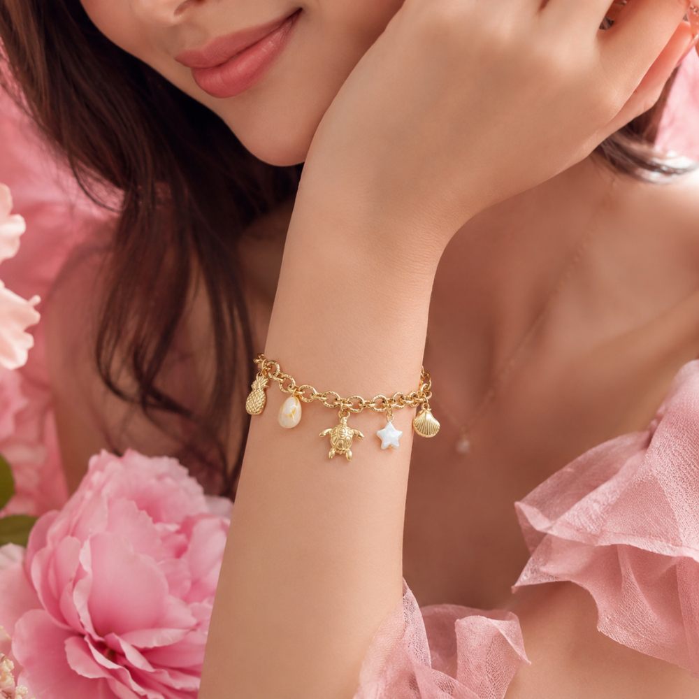 Coconut Charm Bracelet
