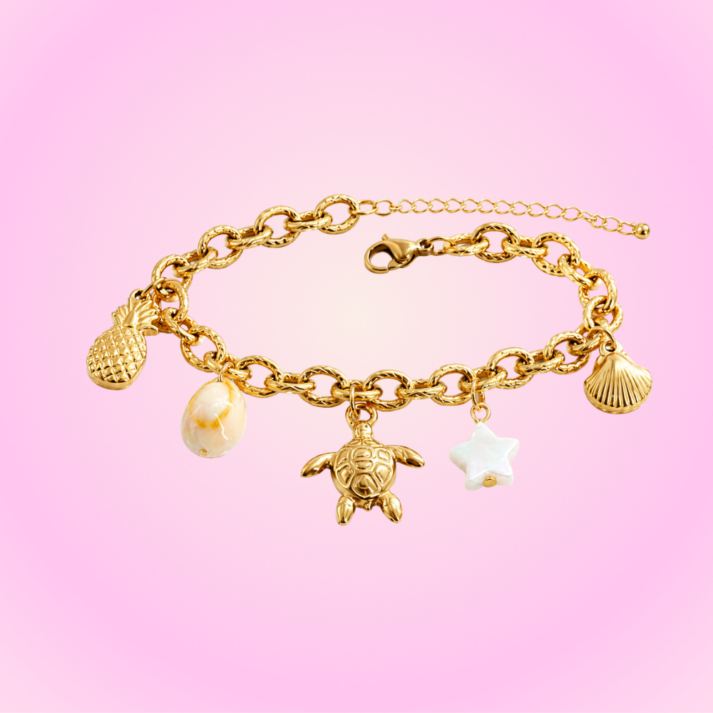 Coconut Charm Bracelet