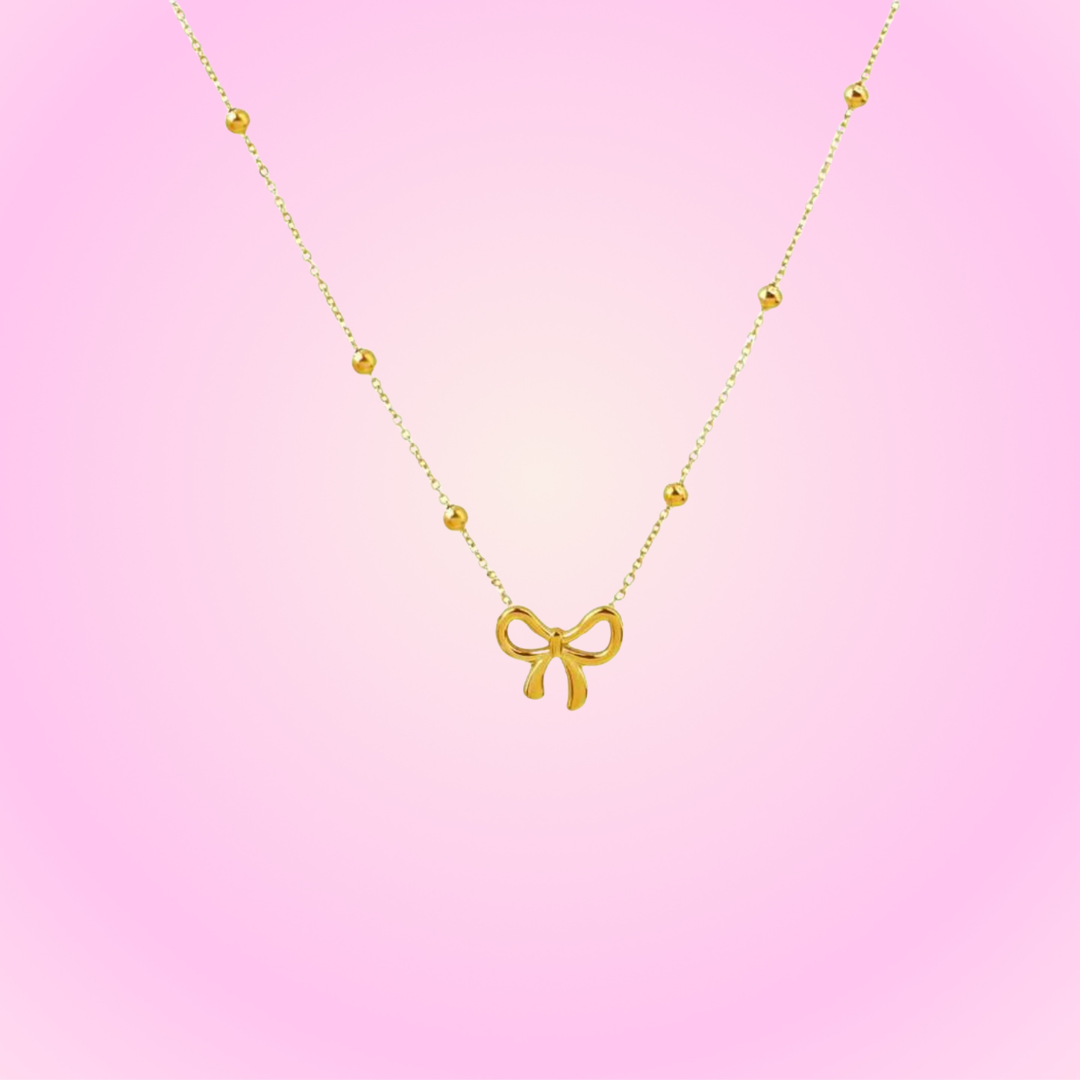 Soft Bow Necklace