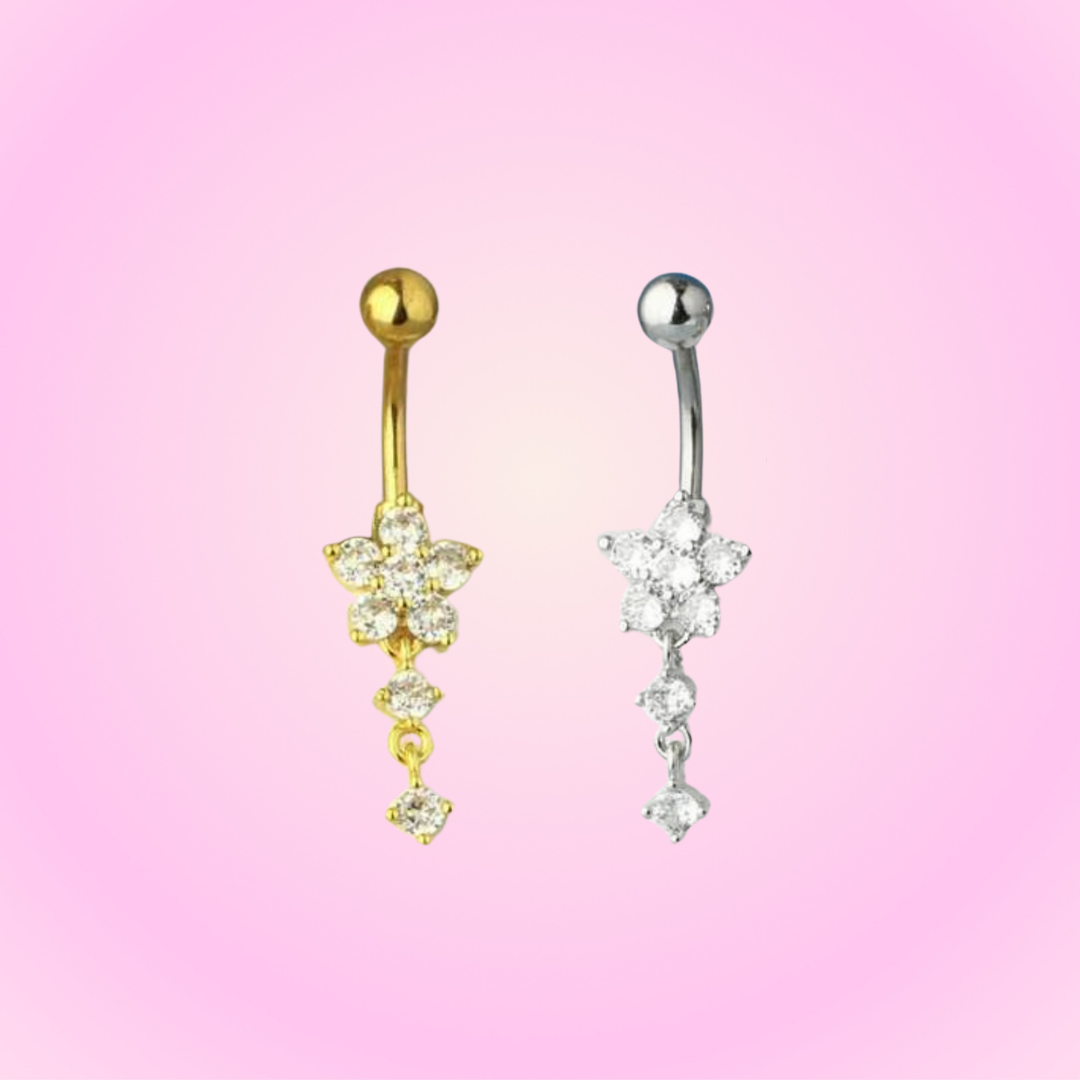 Belly Piercing June Flower