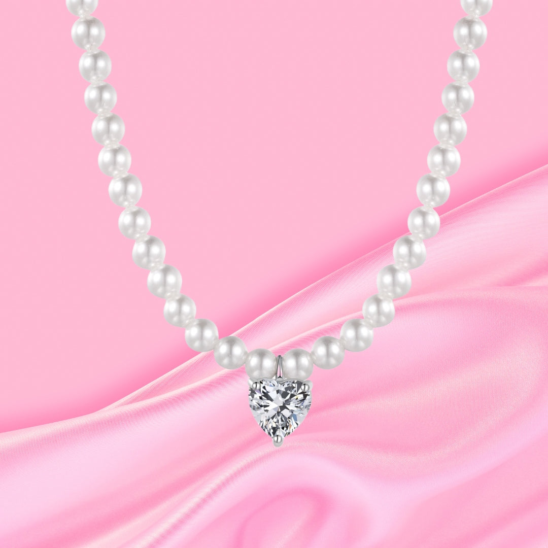 Privé Heart of Pearl Necklace