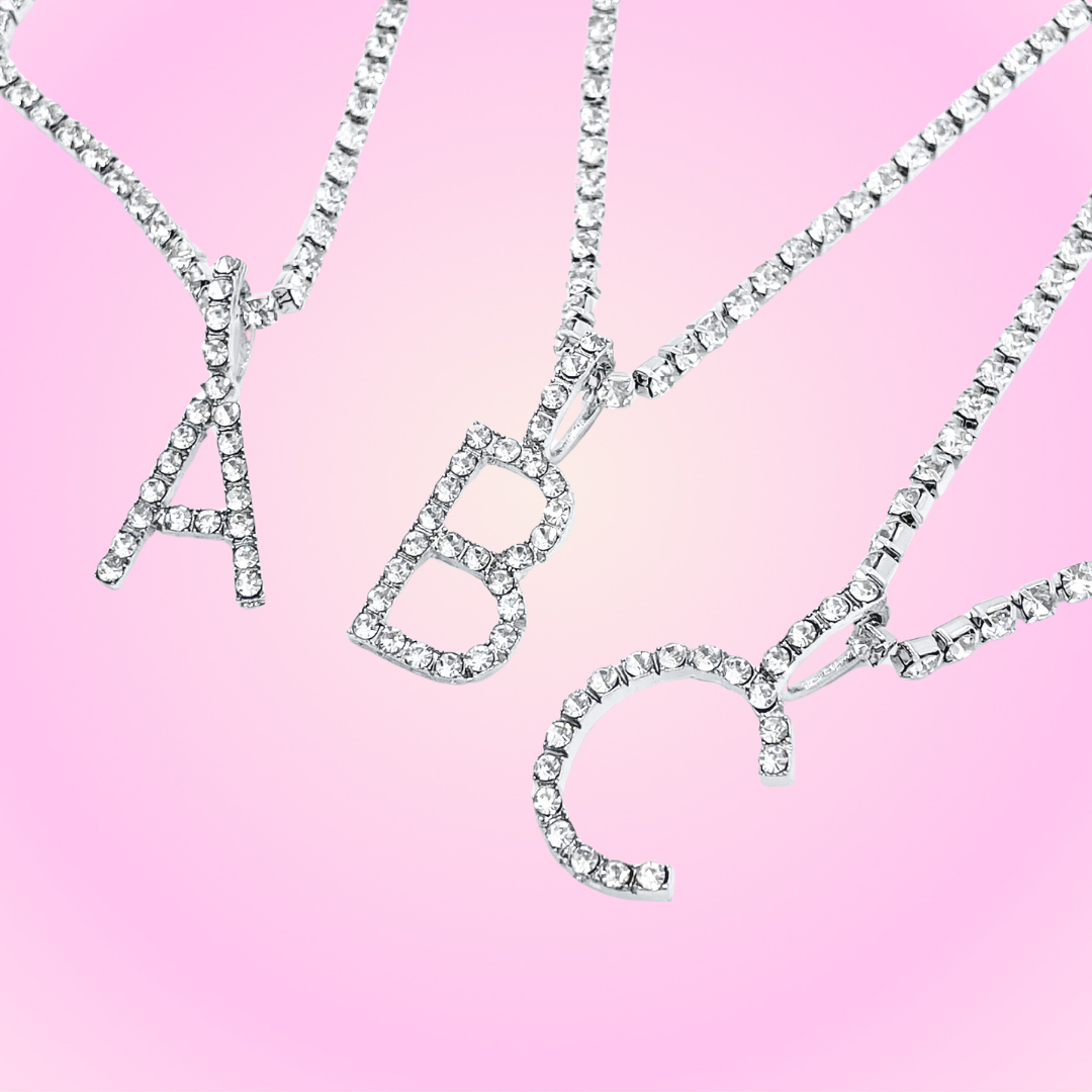 Icy Letter Necklace