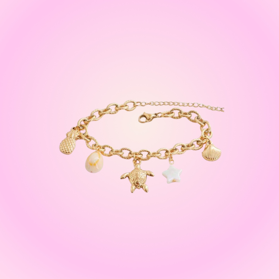Coconut Charm Bracelet
