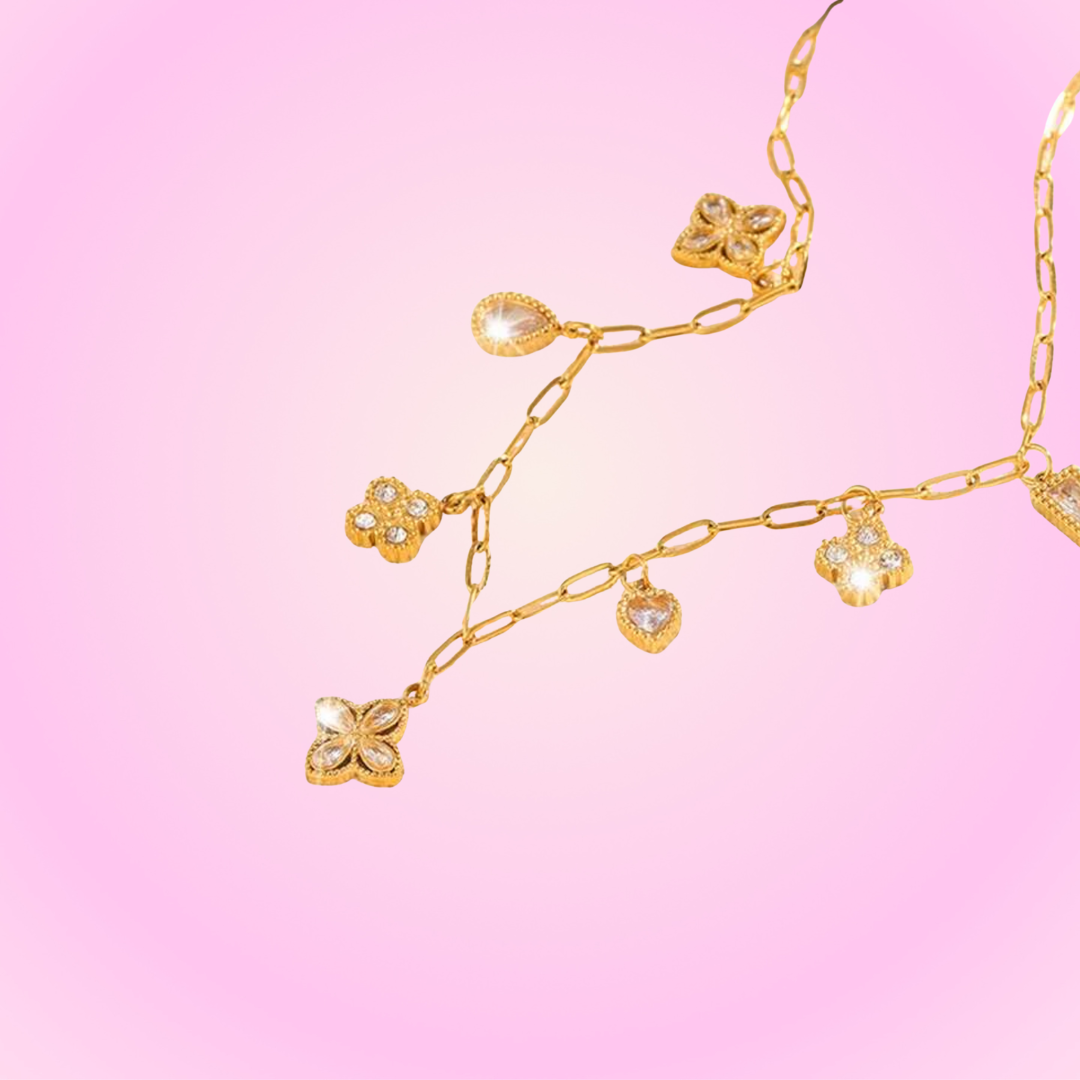 Lotus Charm Necklace