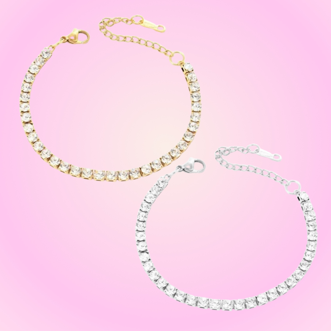 Luxe Tennis Bracelet Adjustable