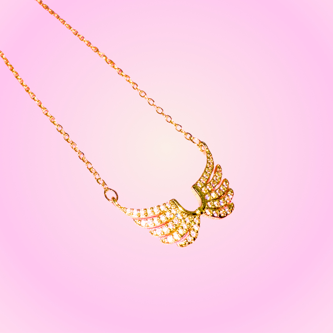 18k Angel Wings Necklace