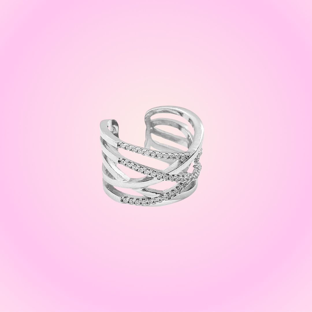 925 Criss-Cross Ring