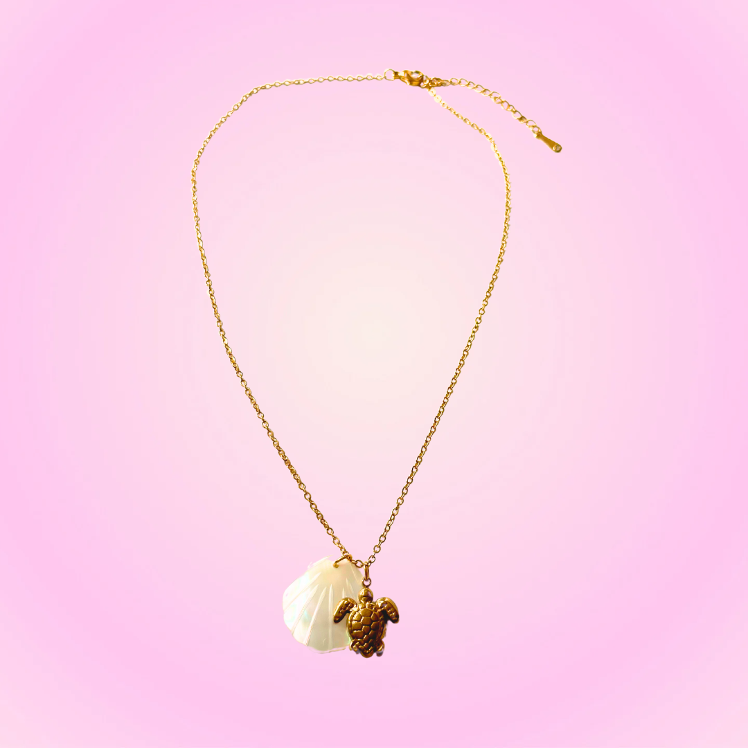 Gold Coast Turtle Necklace