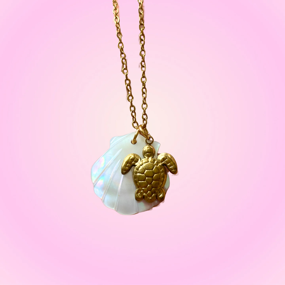 Gold Coast Turtle Necklace