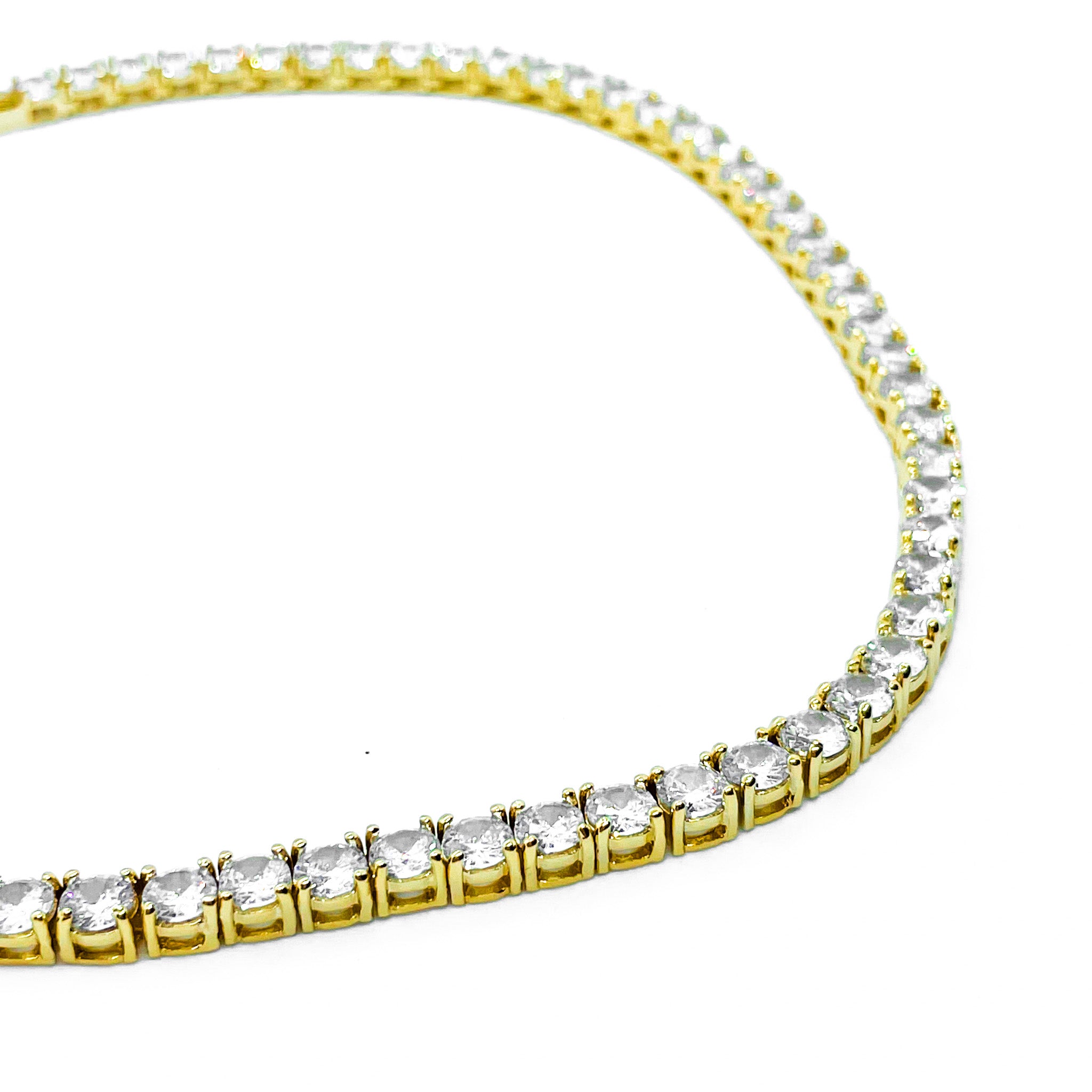 Luxury Tennis Chain Silver