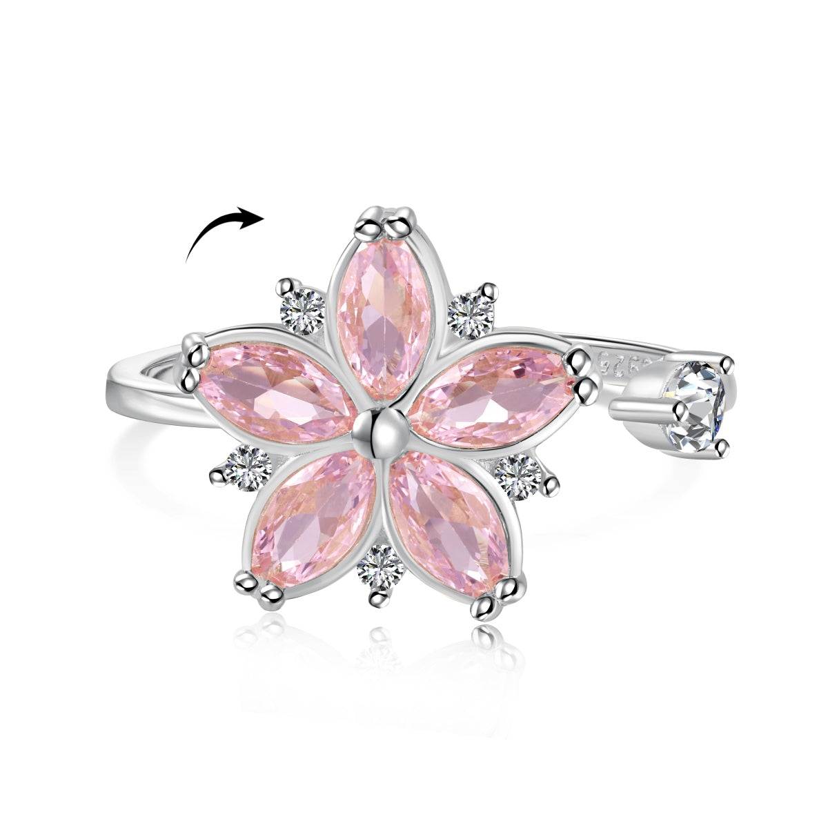 Privé Flower Anxiety Ring