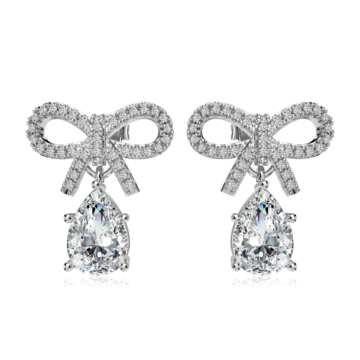 Privé Luxe Bow Earrings