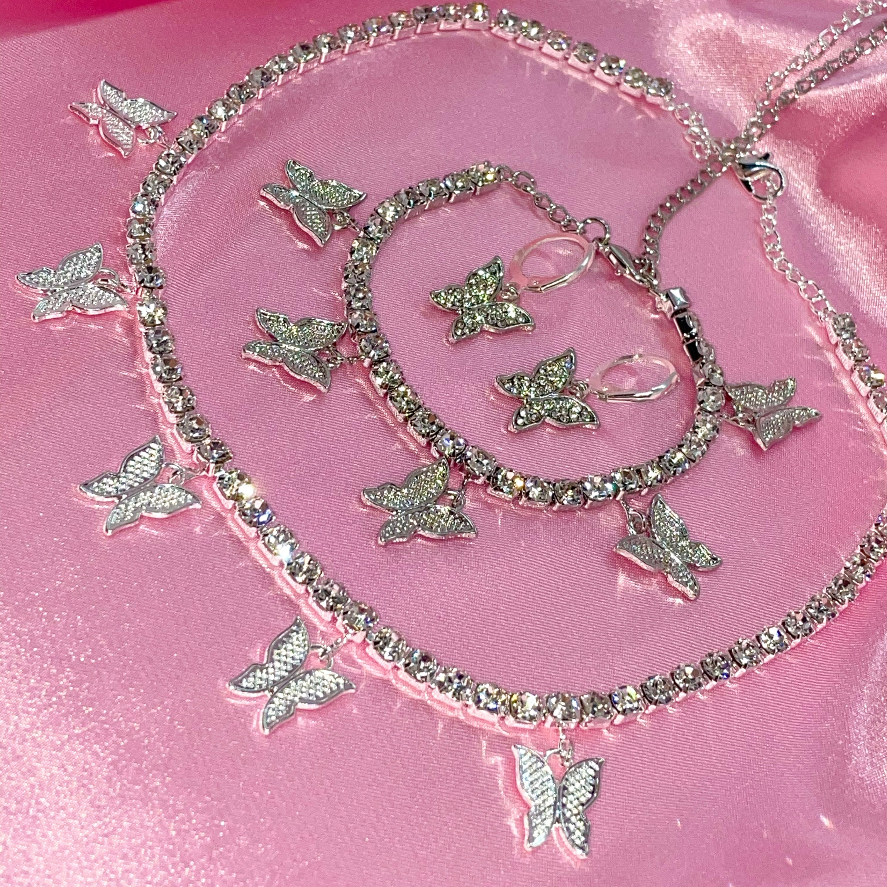 Butterfly Iced Out Set