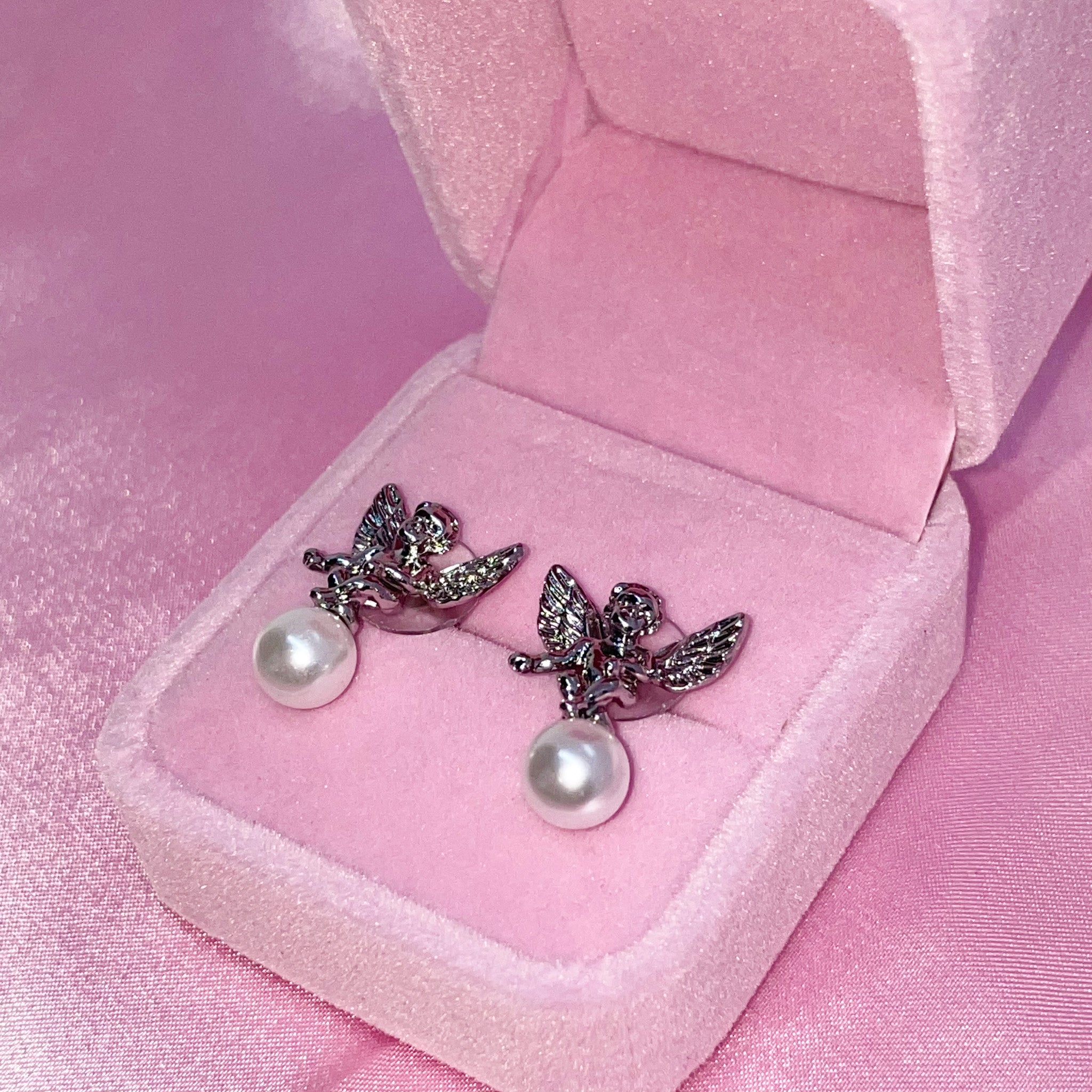 Protective Angel Earrings