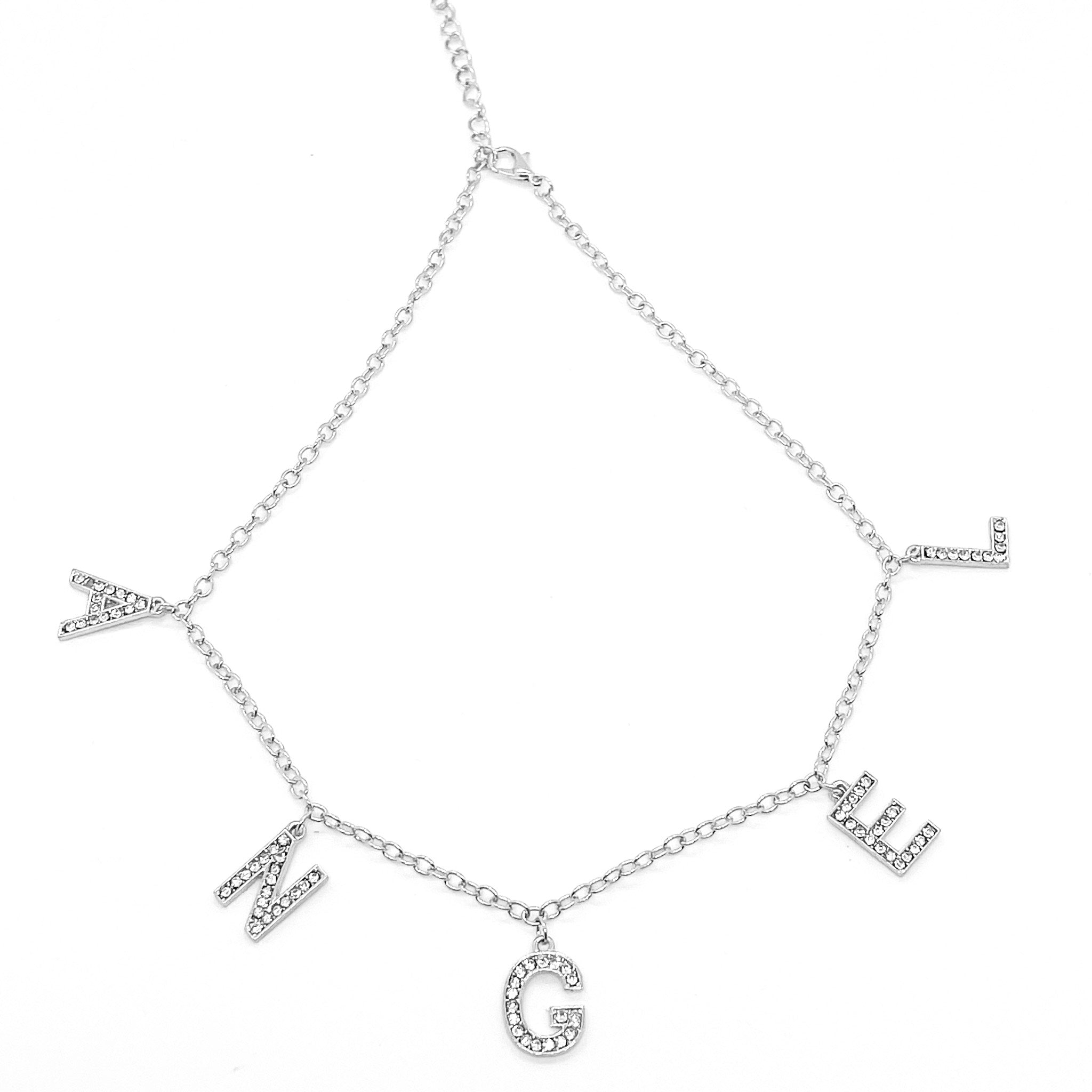 Collier ange glacé