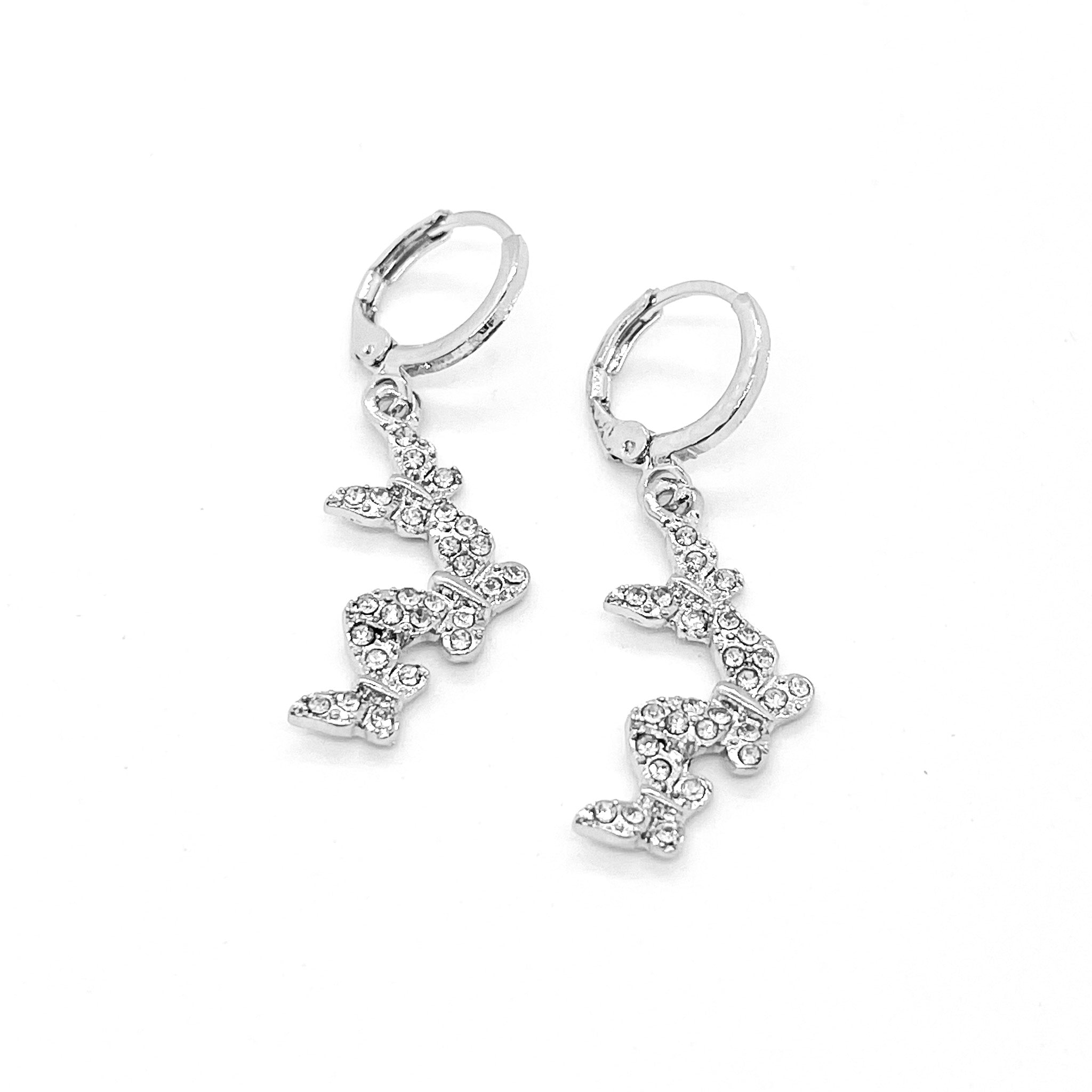 Boucles d'Oreilles Fée Argent