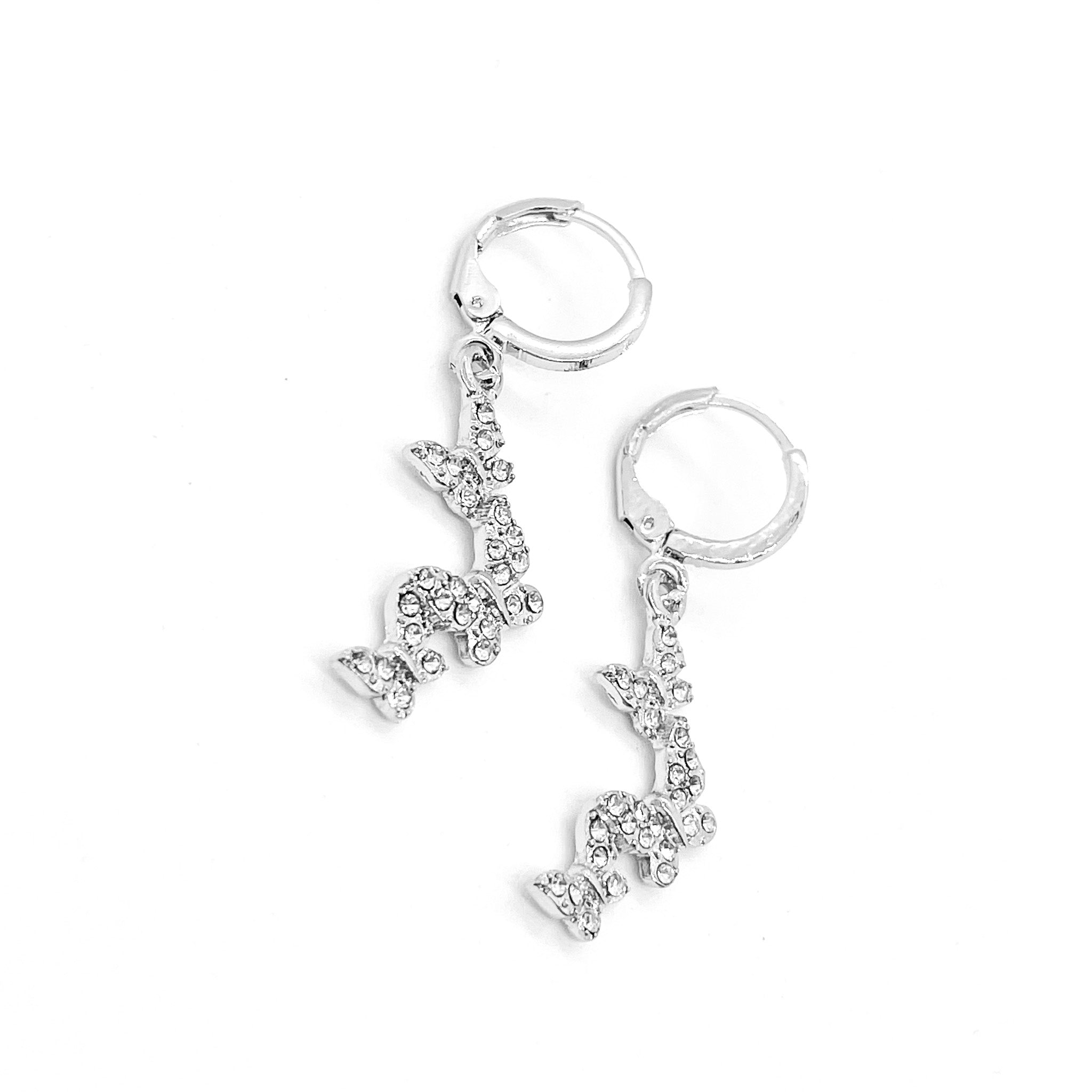 Boucles d'Oreilles Fée Argent