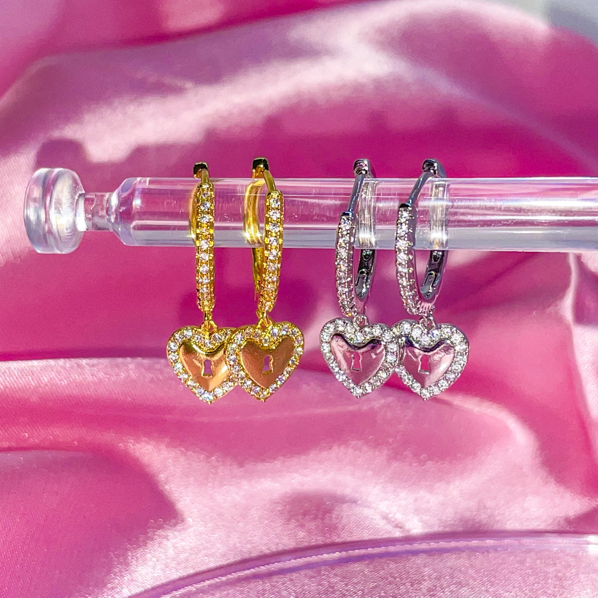 Luxury Lock Earrings