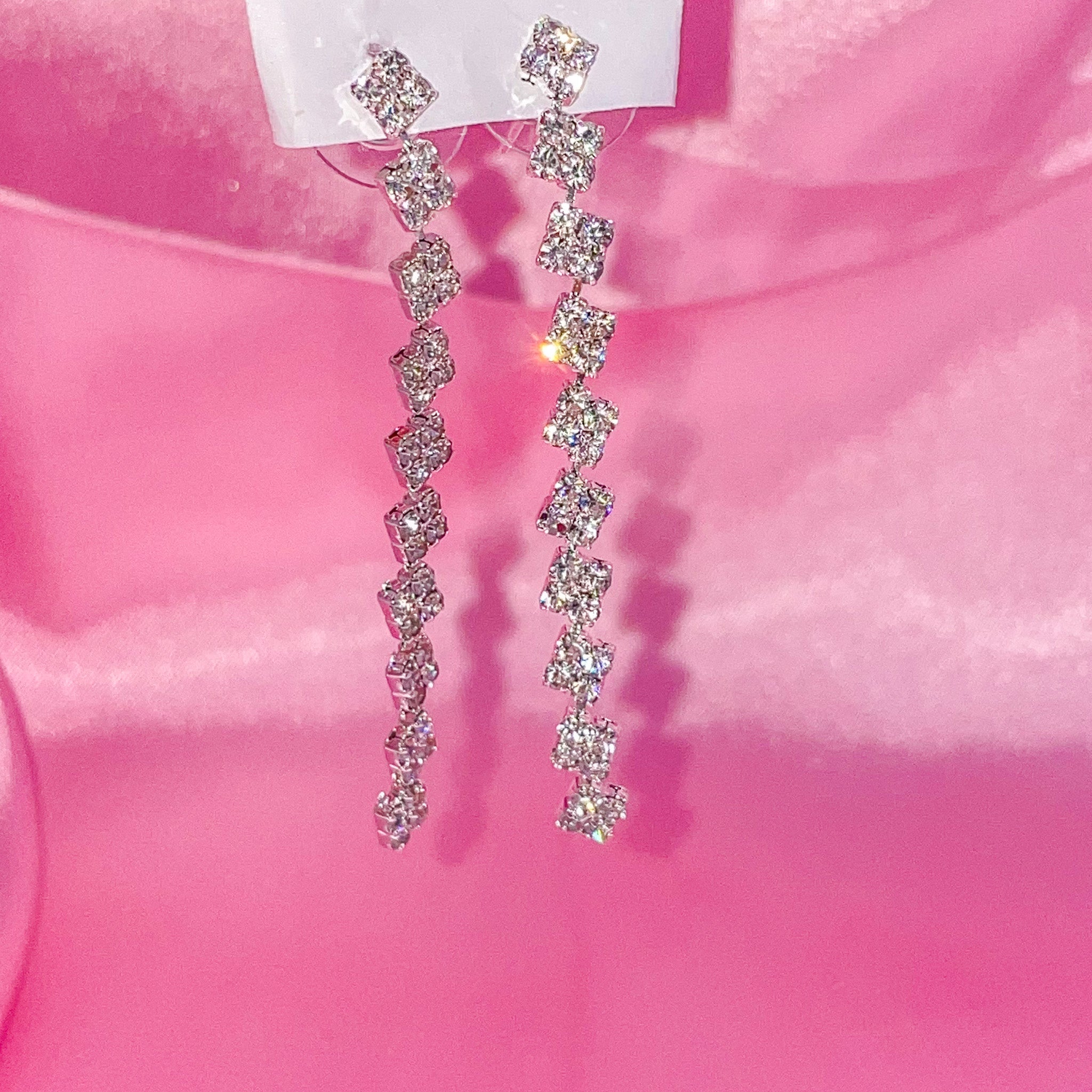 Boucles d'oreilles brillantes